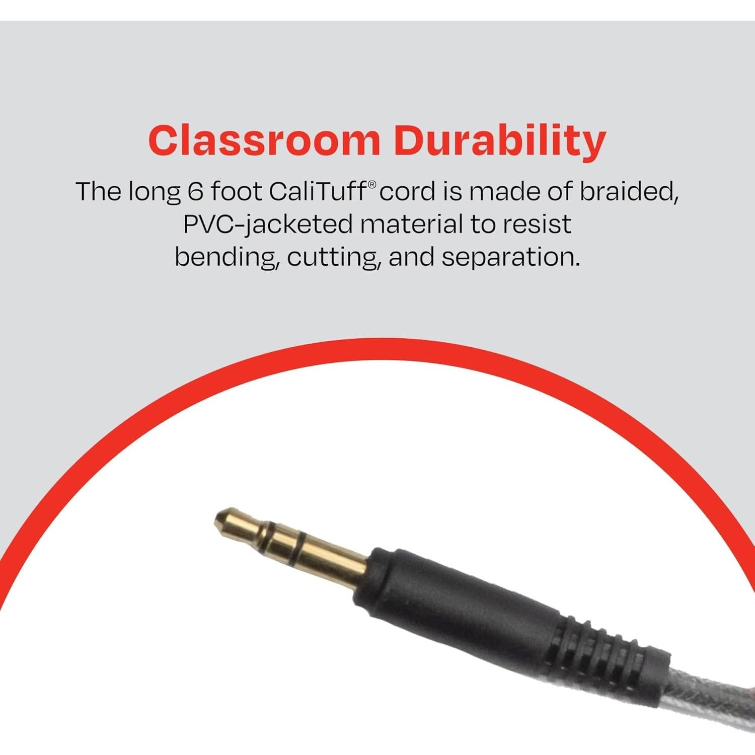 Auricular Califone NeoTech Plus 1017AV 3.5mm Negro