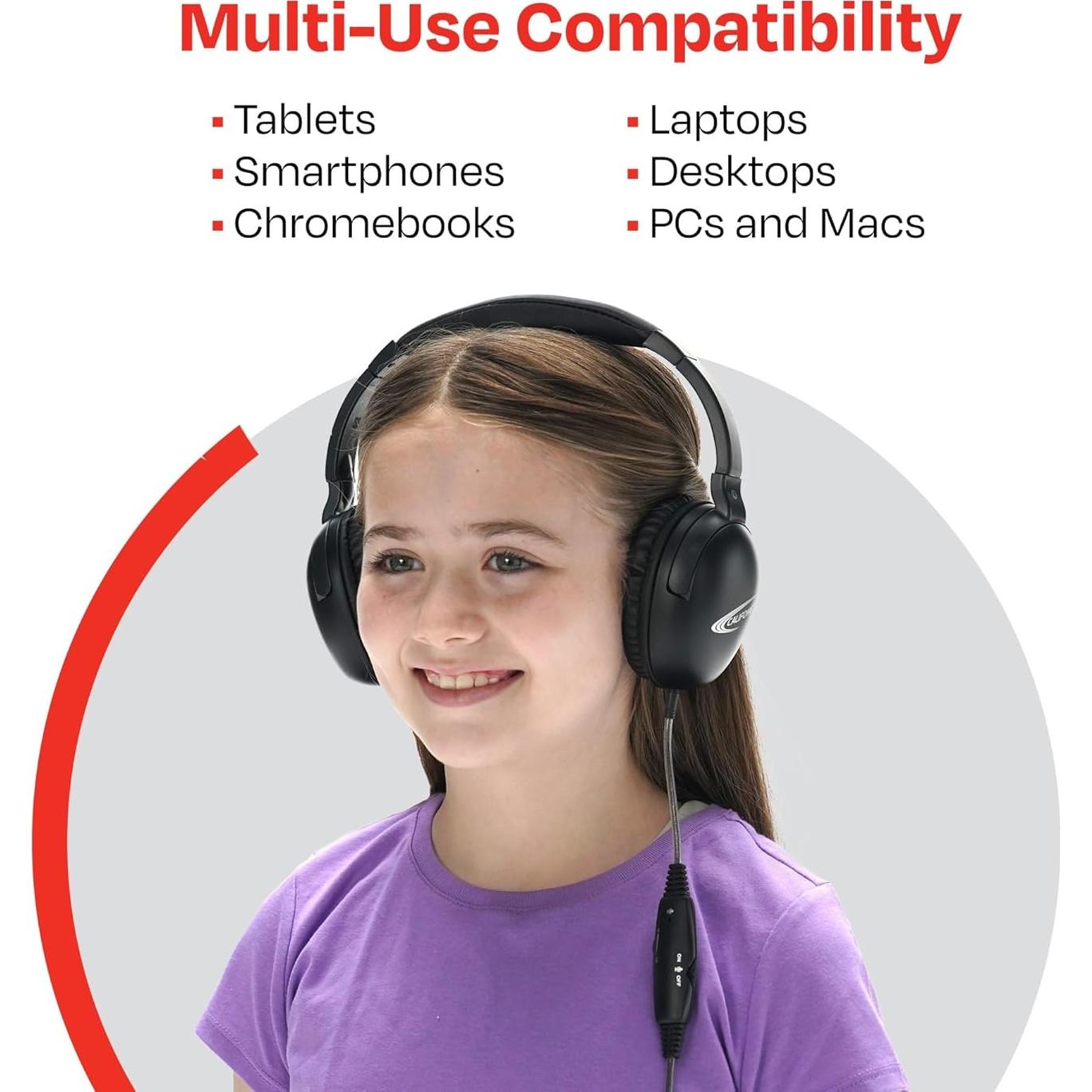 Auricular Califone NeoTech Plus 1017AV 3.5mm Negro