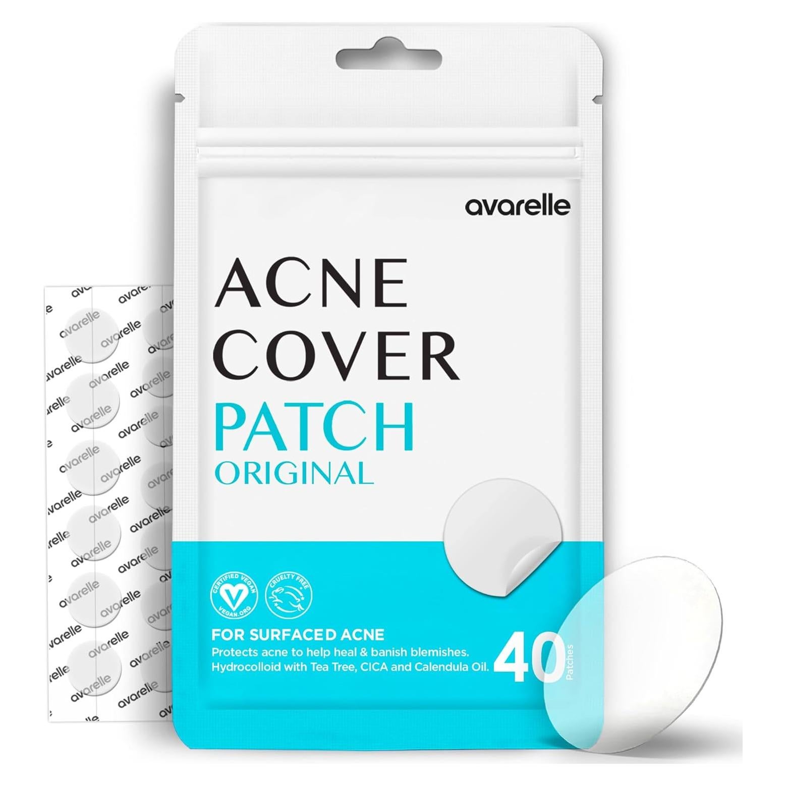 Parches para Acné Avarelle 40 Unidades Hidrocoloides