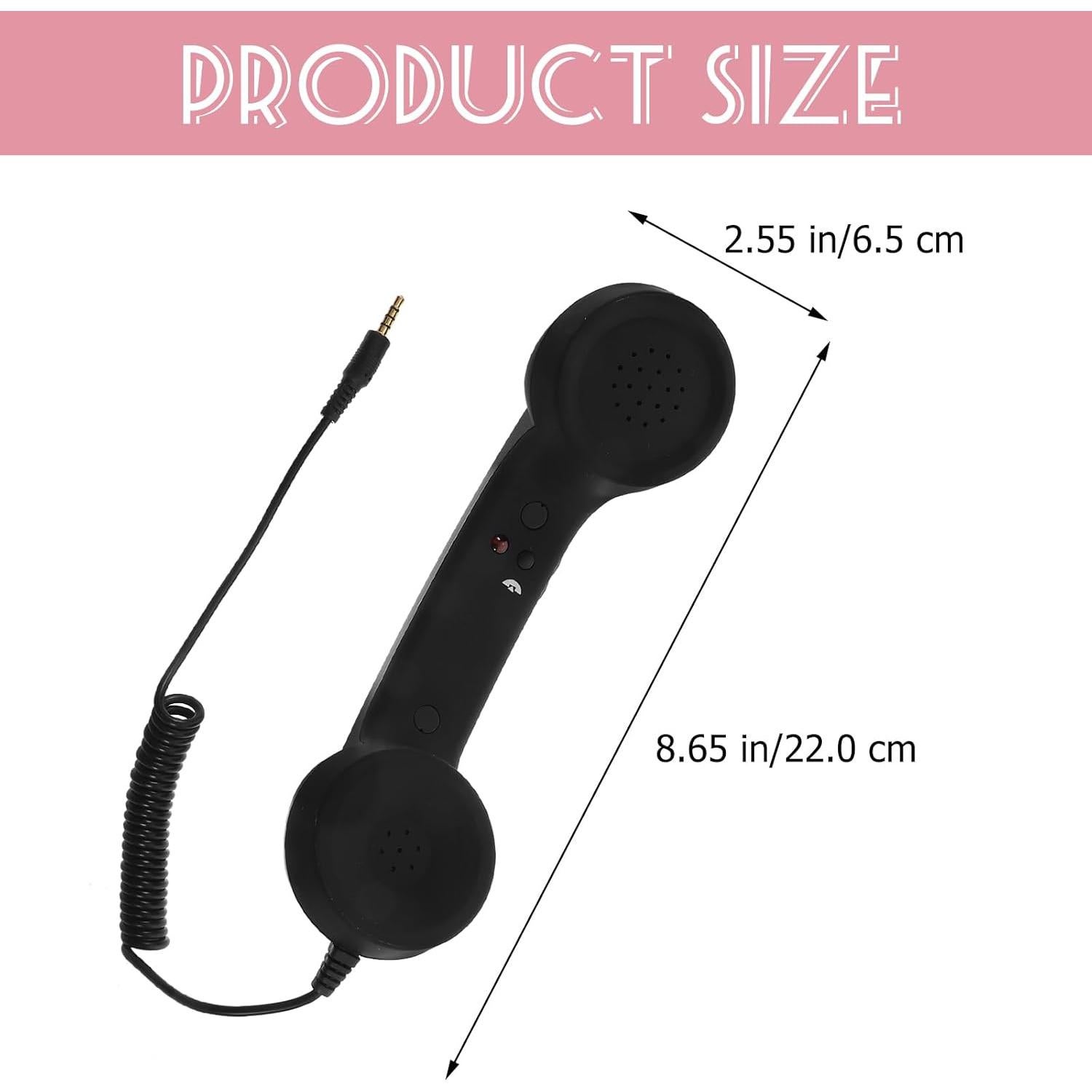 Auriculares Retro DIYEAH con Control de Volumen y Cable