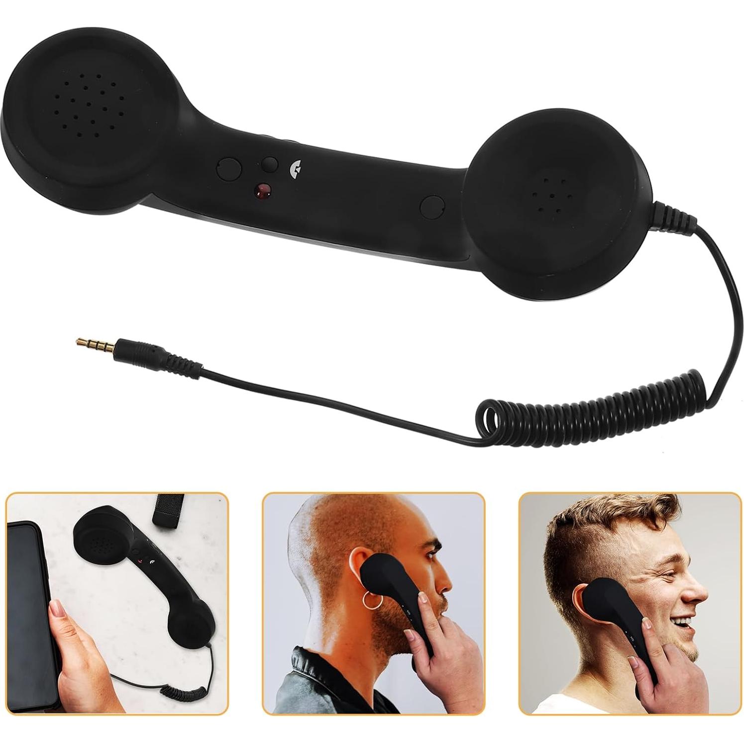 Auriculares Retro DIYEAH con Control de Volumen y Cable