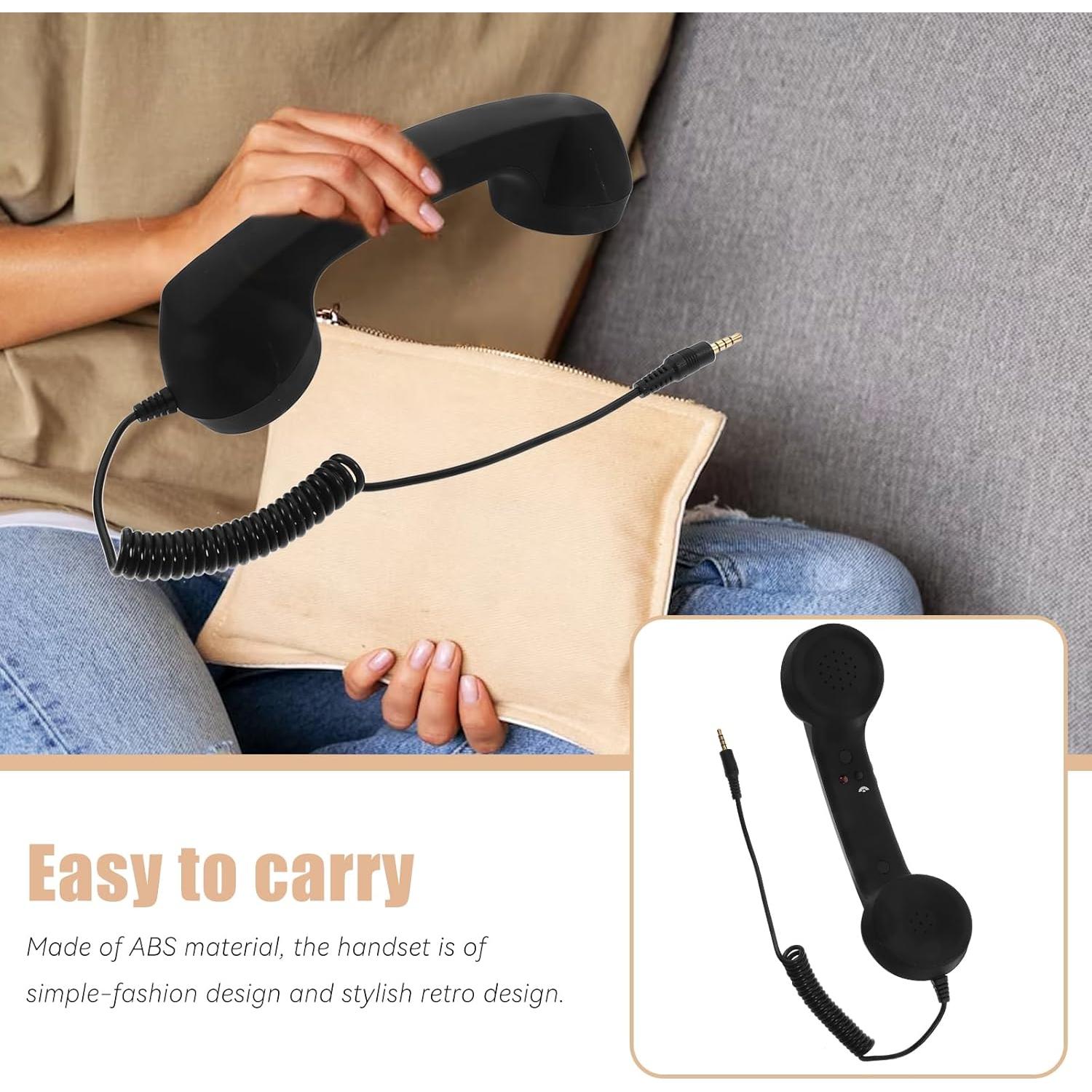 Auriculares Retro DIYEAH con Control de Volumen y Cable