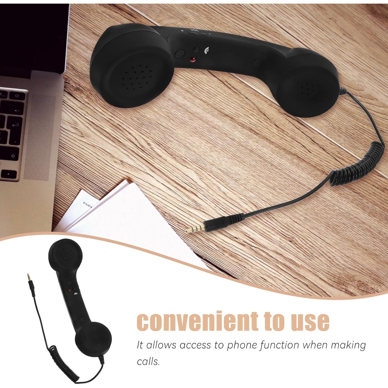 Auriculares Retro DIYEAH con Control de Volumen y Cable