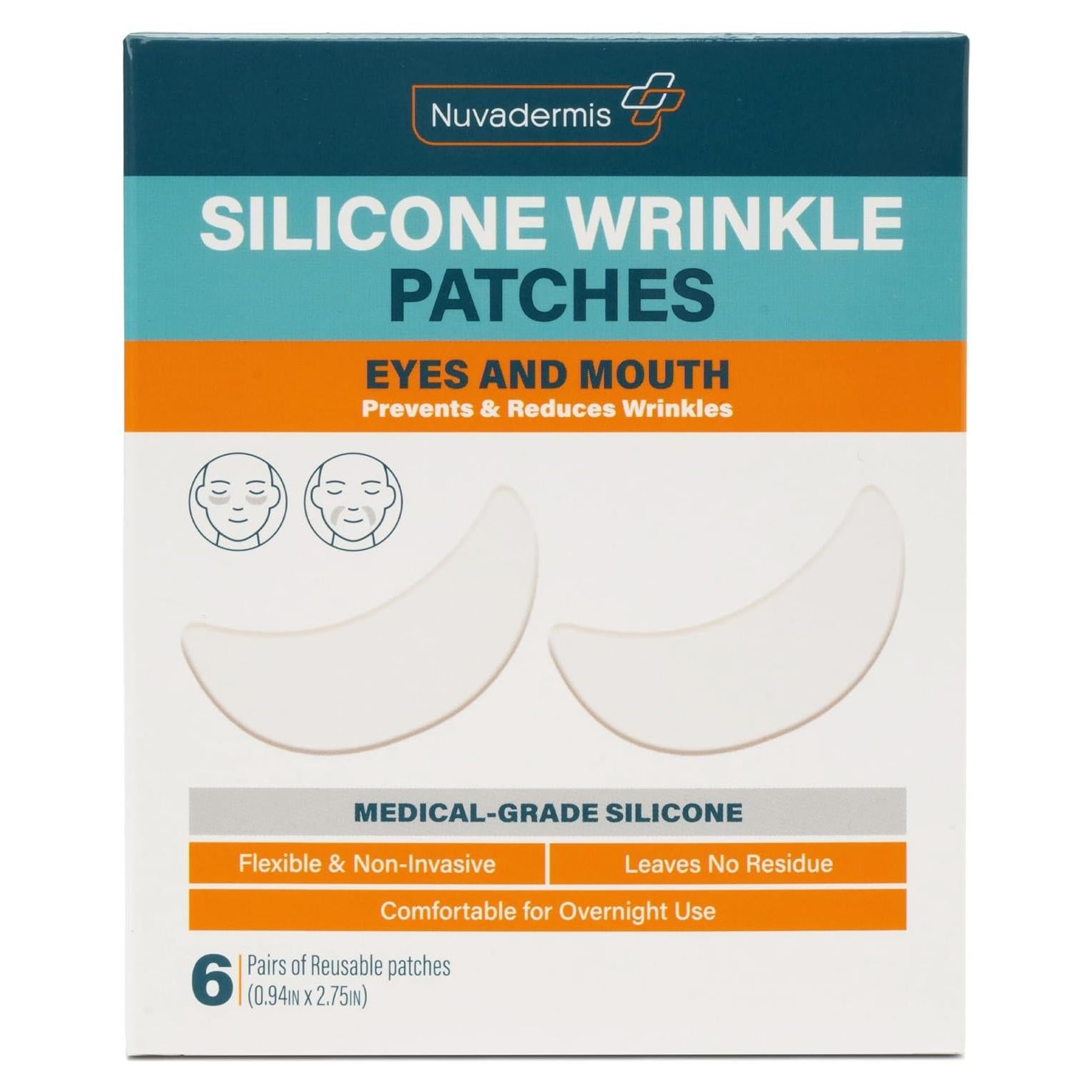Parches de Silicona NUVADERMIS Anti Arrugas - 6 Pares