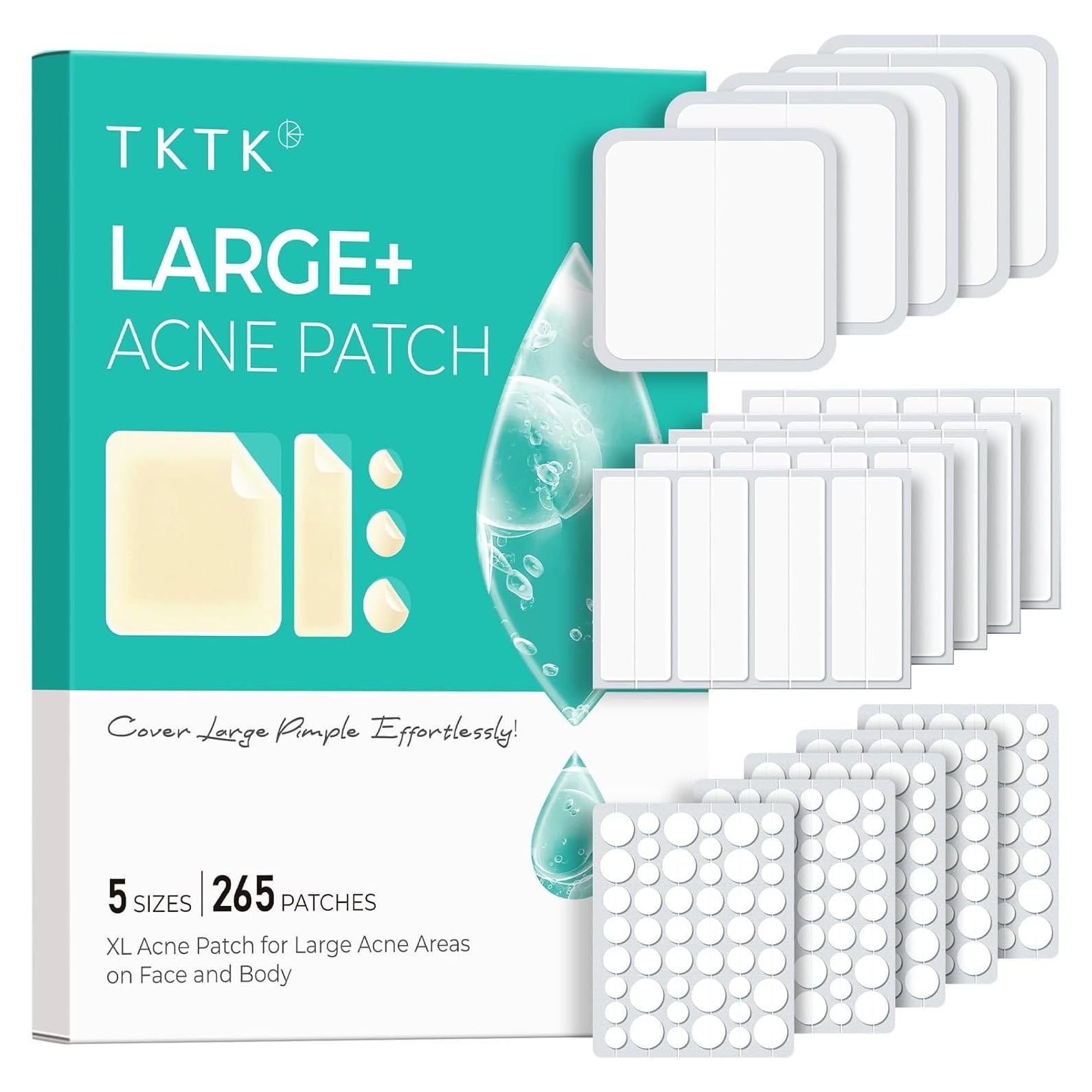 Parche Hidrocoloide XL TKTK 60 mm para Granos y Acné