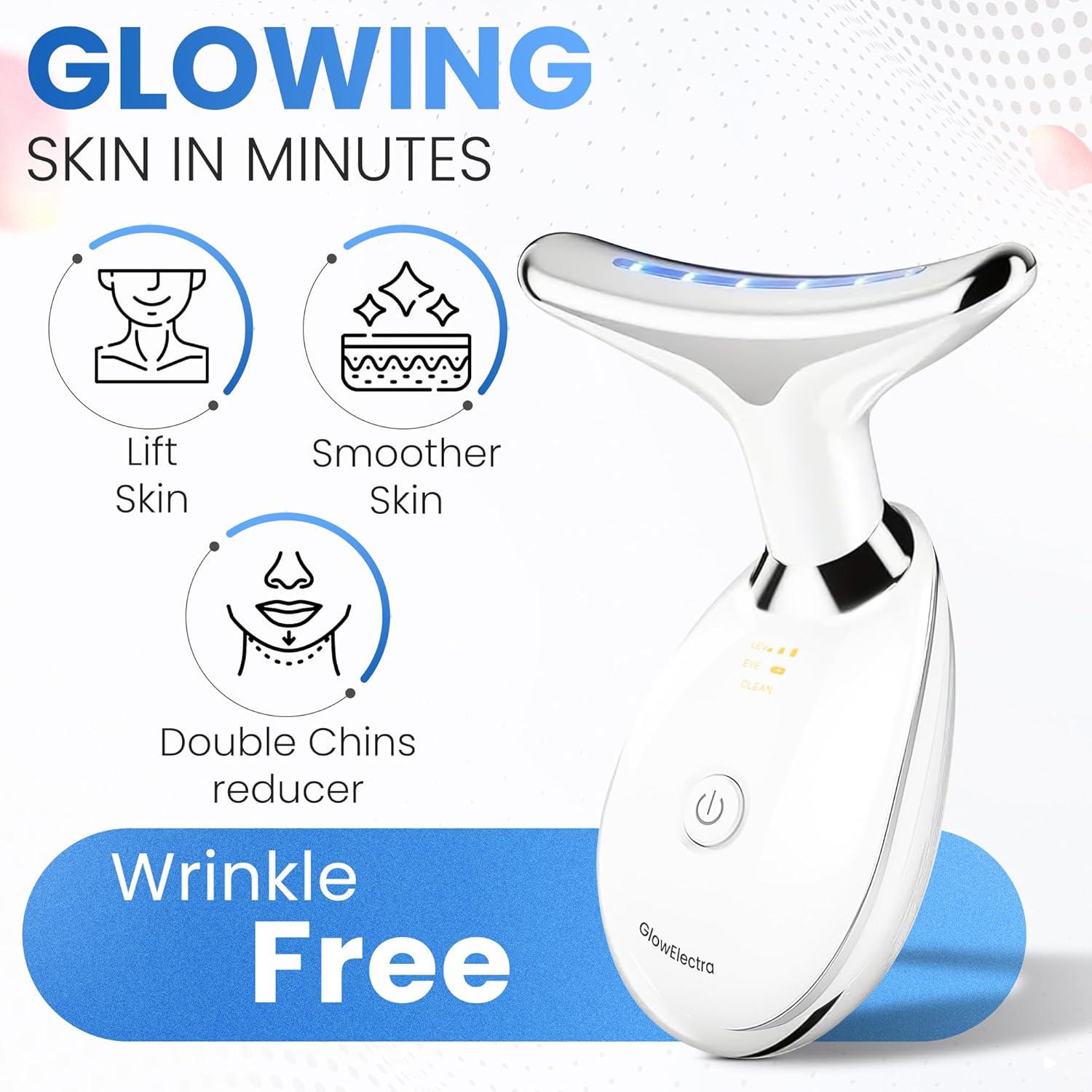 Masajeador Facial 7-en-1 Aiviqin Blanco 3 Modos Compacto