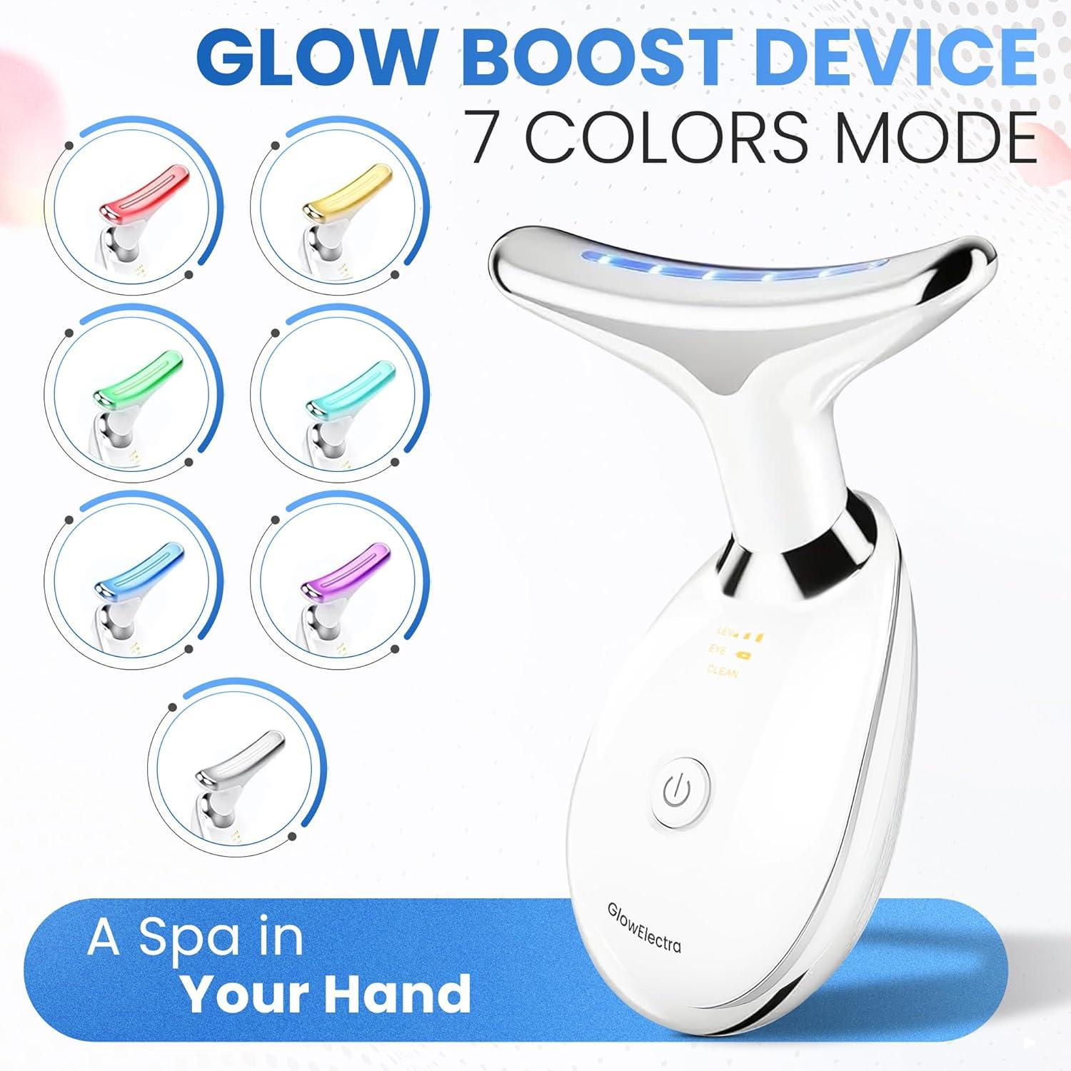 Masajeador Facial 7-en-1 Aiviqin Blanco 3 Modos Compacto