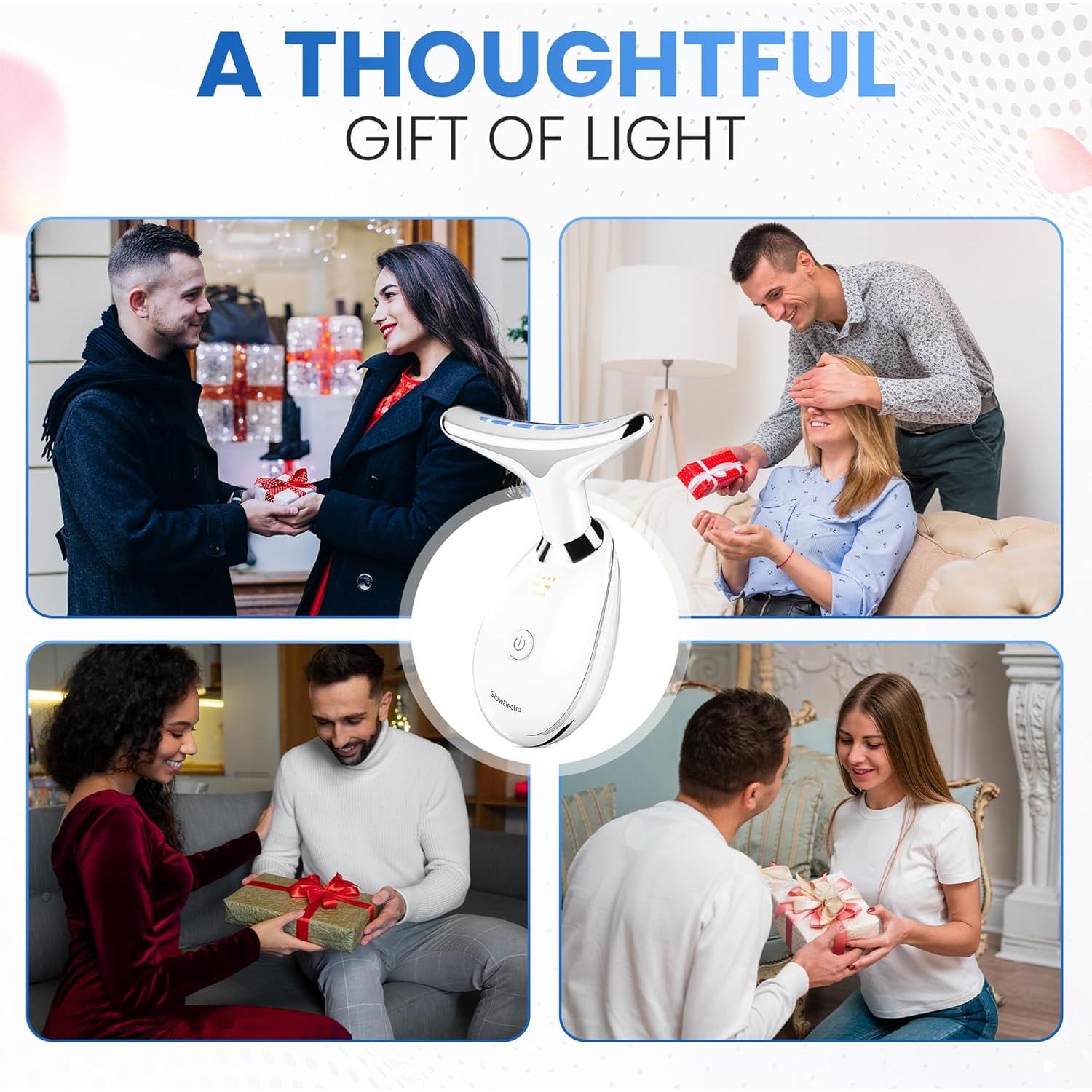 Masajeador Facial 7-en-1 Aiviqin Blanco 3 Modos Compacto