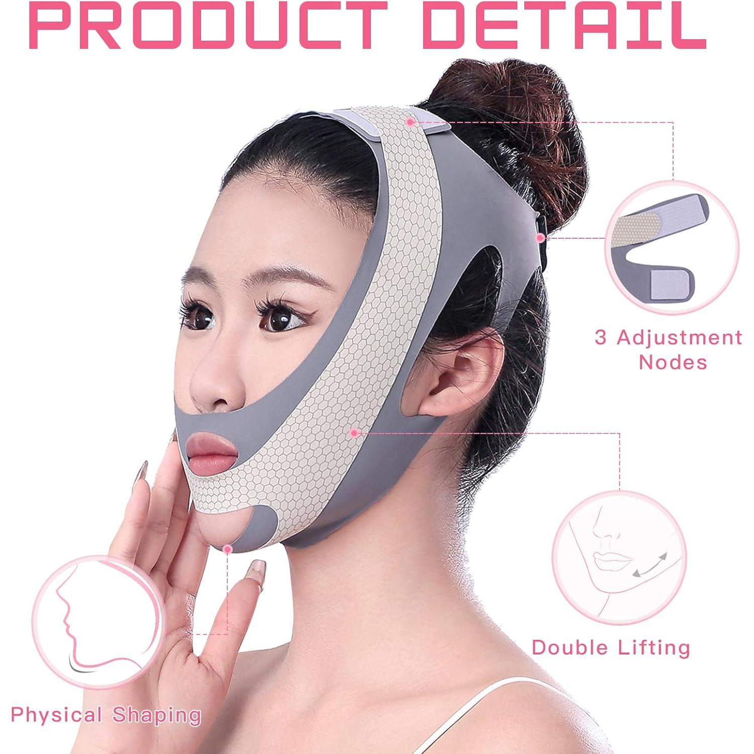 Mascarilla V InfiniteRelax para Elevación Facial - Suave y Cómoda