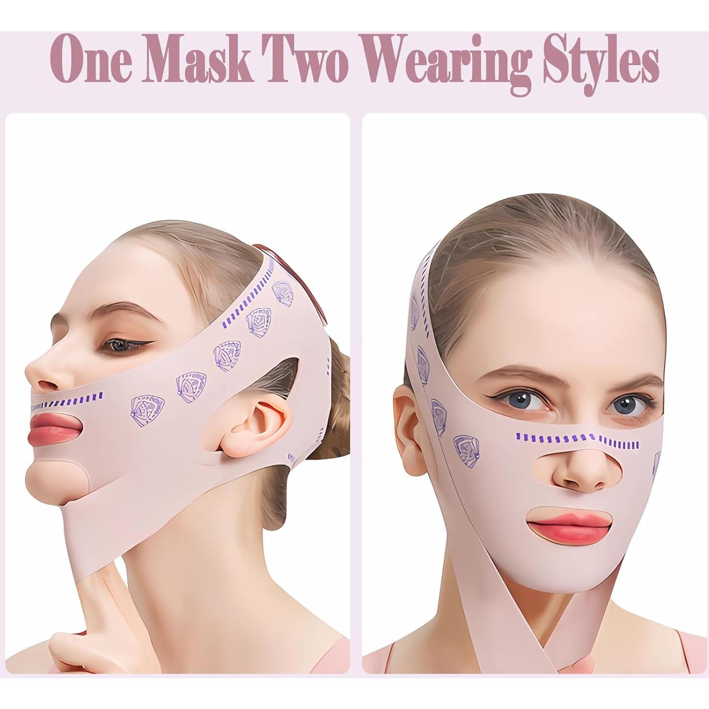 Mascarilla Facial Reutilizable Ljiarui Rosa Antideslizante