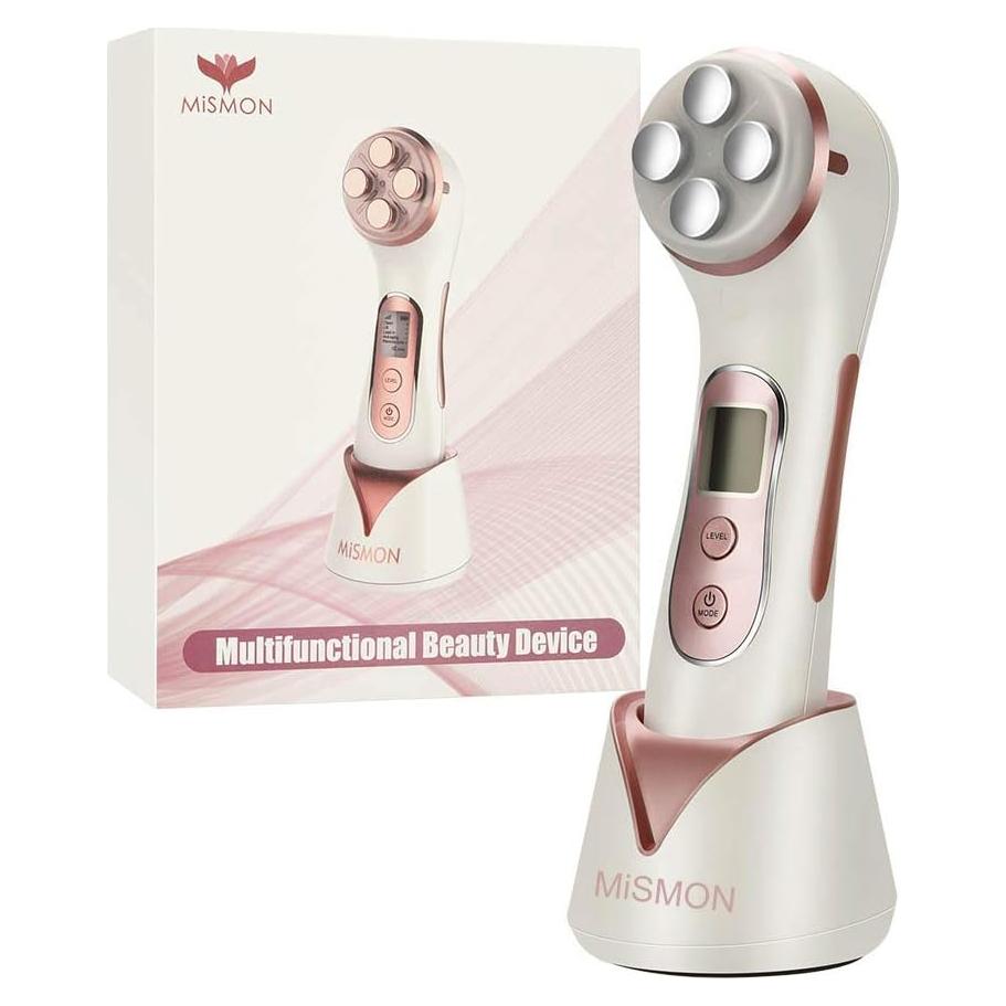 Masajeador Facial MiSMON 5 en 1 con Luz LED y Alta Frecuencia