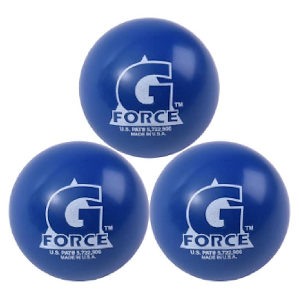Pelotas de Hockey Callejero Mylec G-Force, Juego de 3, Azul