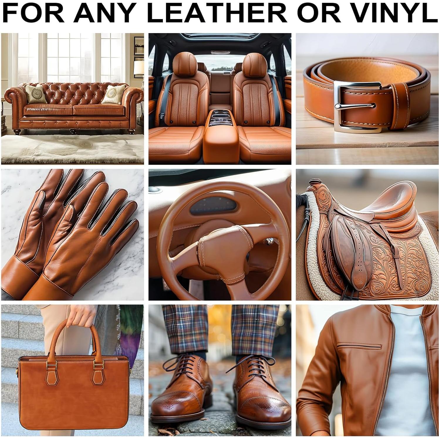 Bálsamo Restaurador de Color de Cuero SHABEIBEI 340g Gris