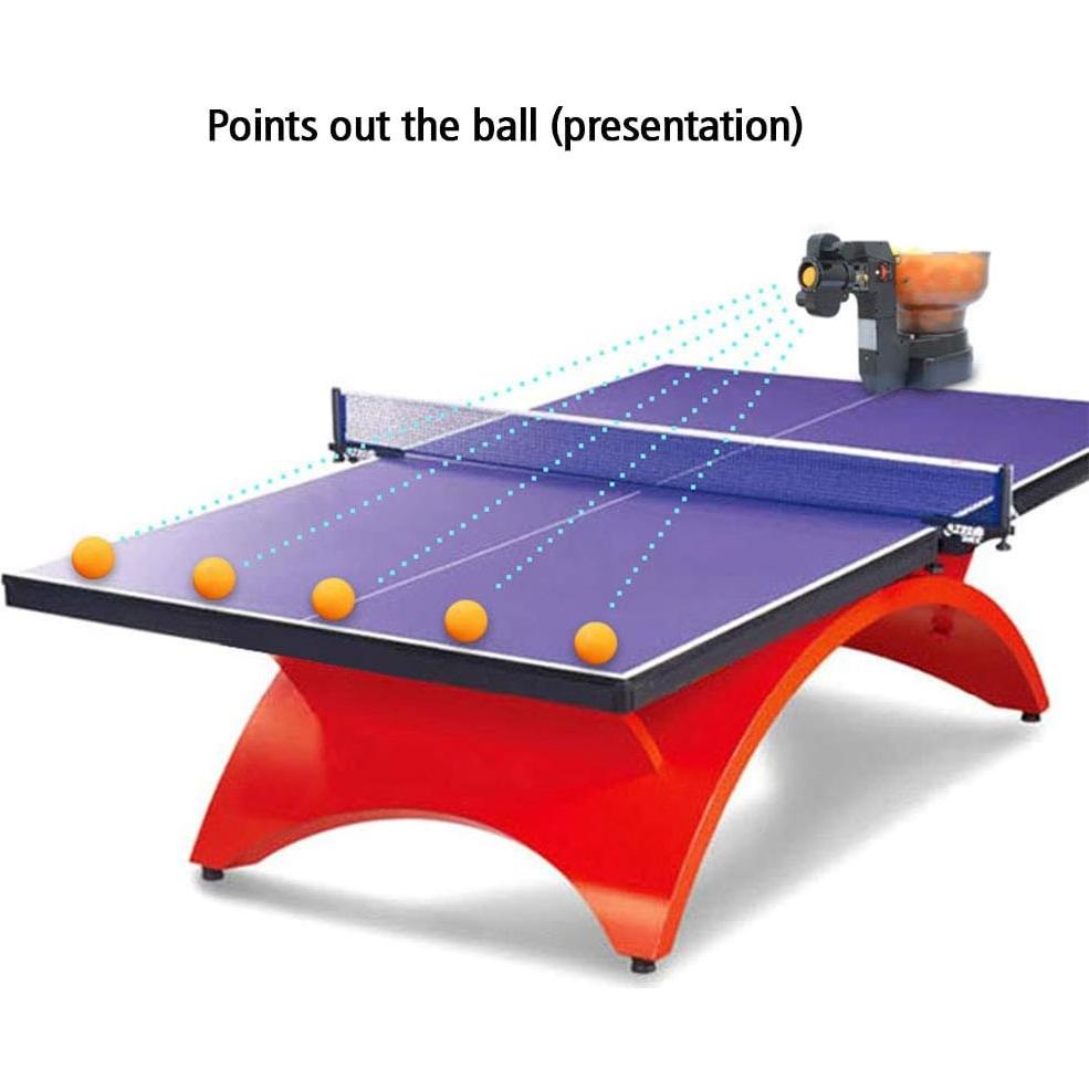 Robot de Tenis de Mesa ZXMOTO HP-07 con Ajuste de Giro y Velocidad