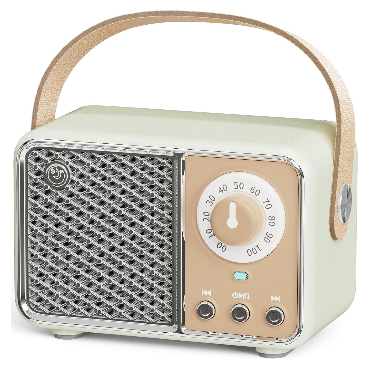 Altavoz Bluetooth Retro Aresrora Mini 5W Inalámbrico Lima