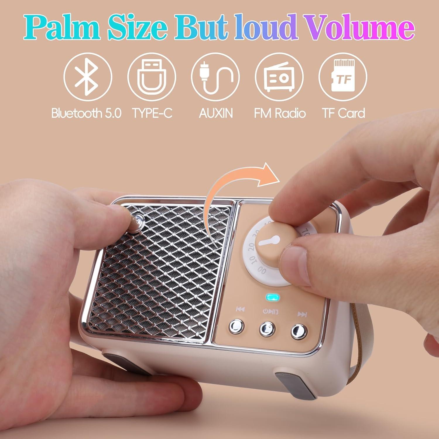 Altavoz Bluetooth Retro Aresrora Mini 5W Inalámbrico Lima