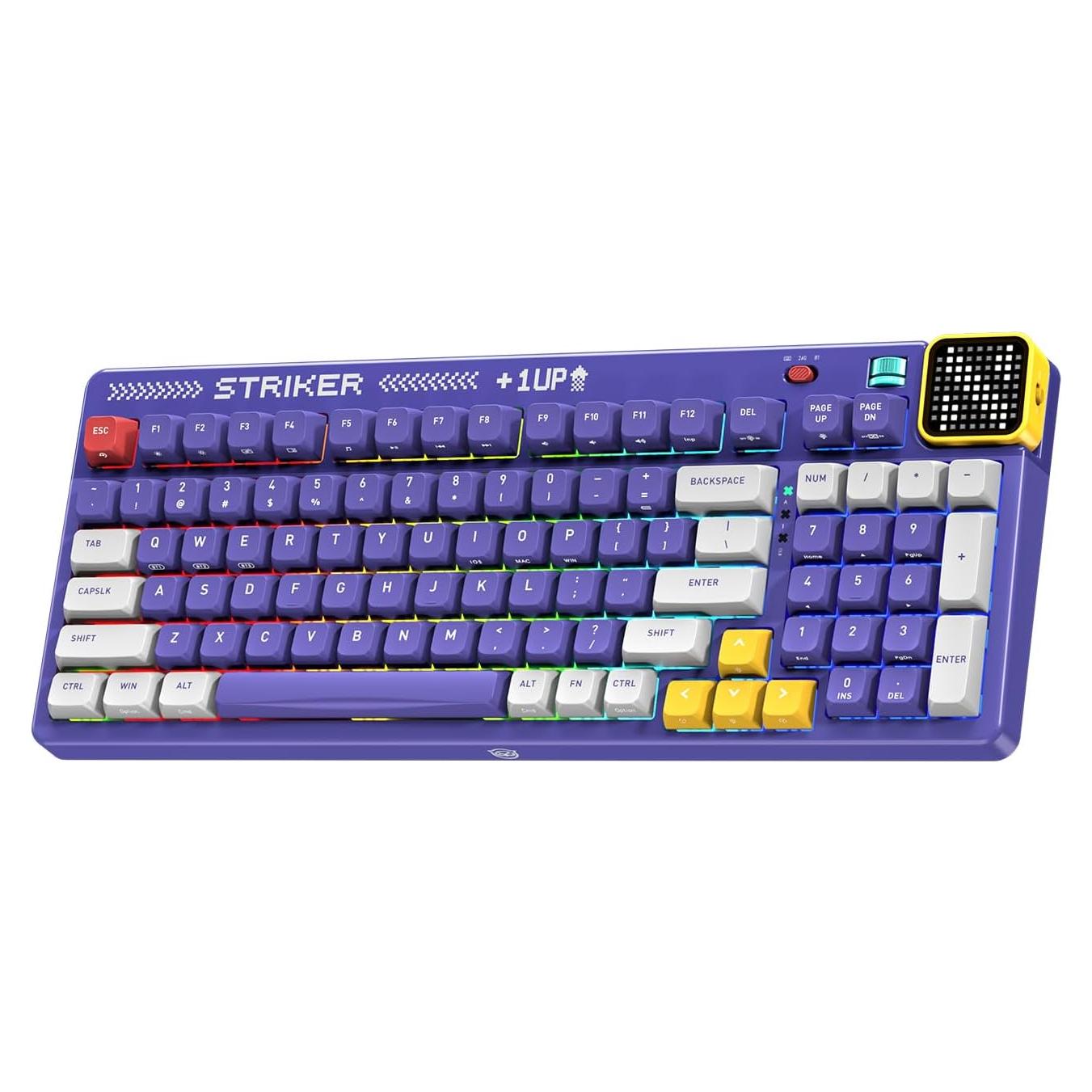 Teclado Mecánico Retroiluminado NYXI Striker 97 Teclas RGB