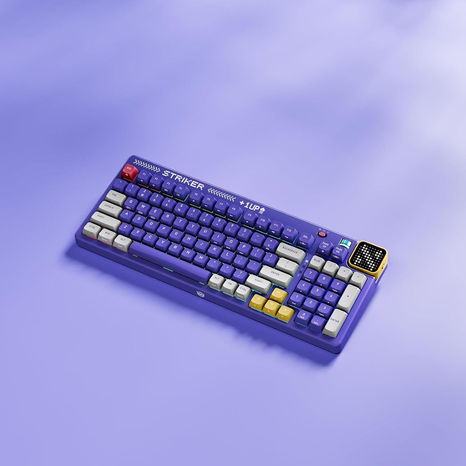Teclado Mecánico Retroiluminado NYXI Striker 97 Teclas RGB