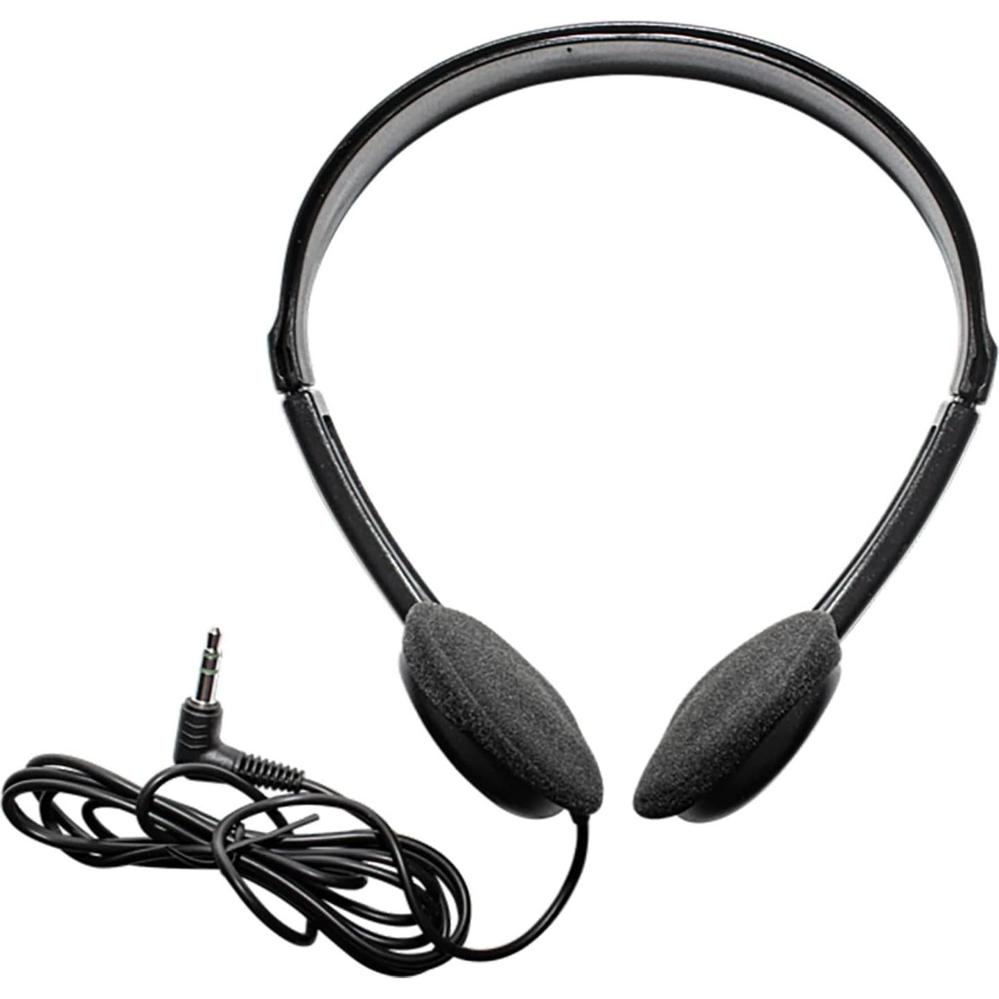 Auriculares con Diadema Maxell HP100 1.22m Negro con Micrófono