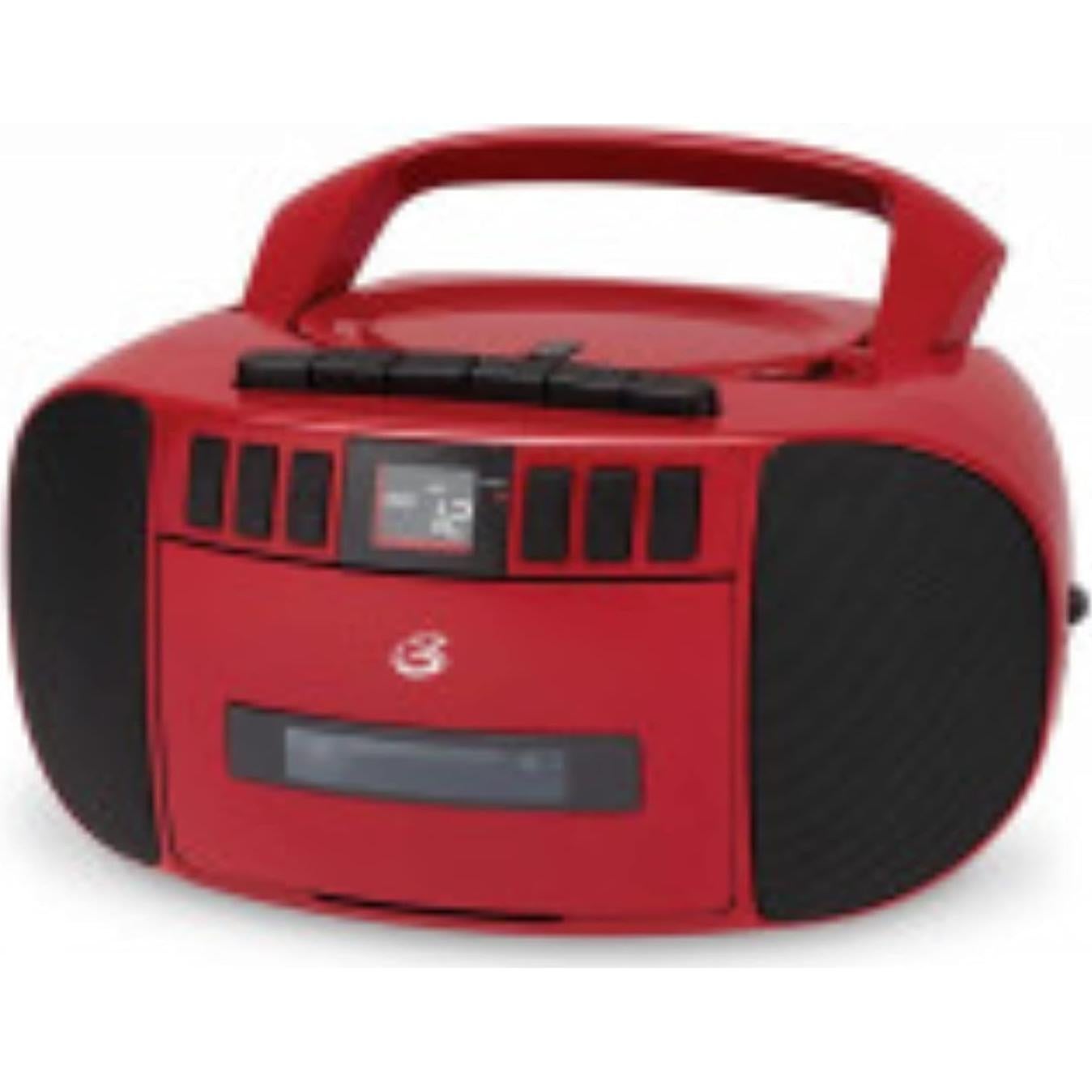 Boombox Portátil DPI BCA209R AM/FM CD Casete Rojo