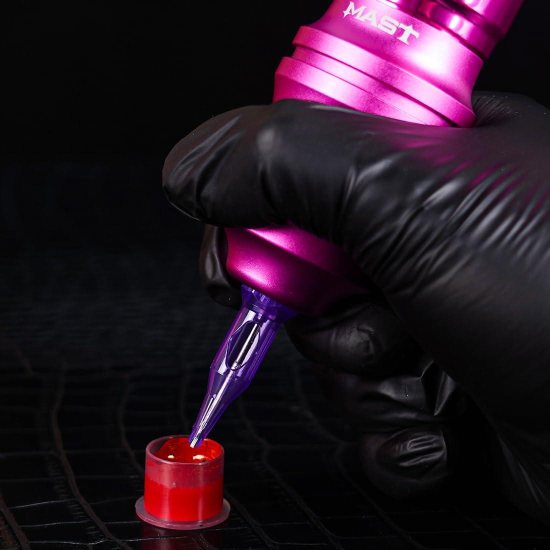 Máquina de Tatuaje Mast Fold Pro Sin Cable Rosa