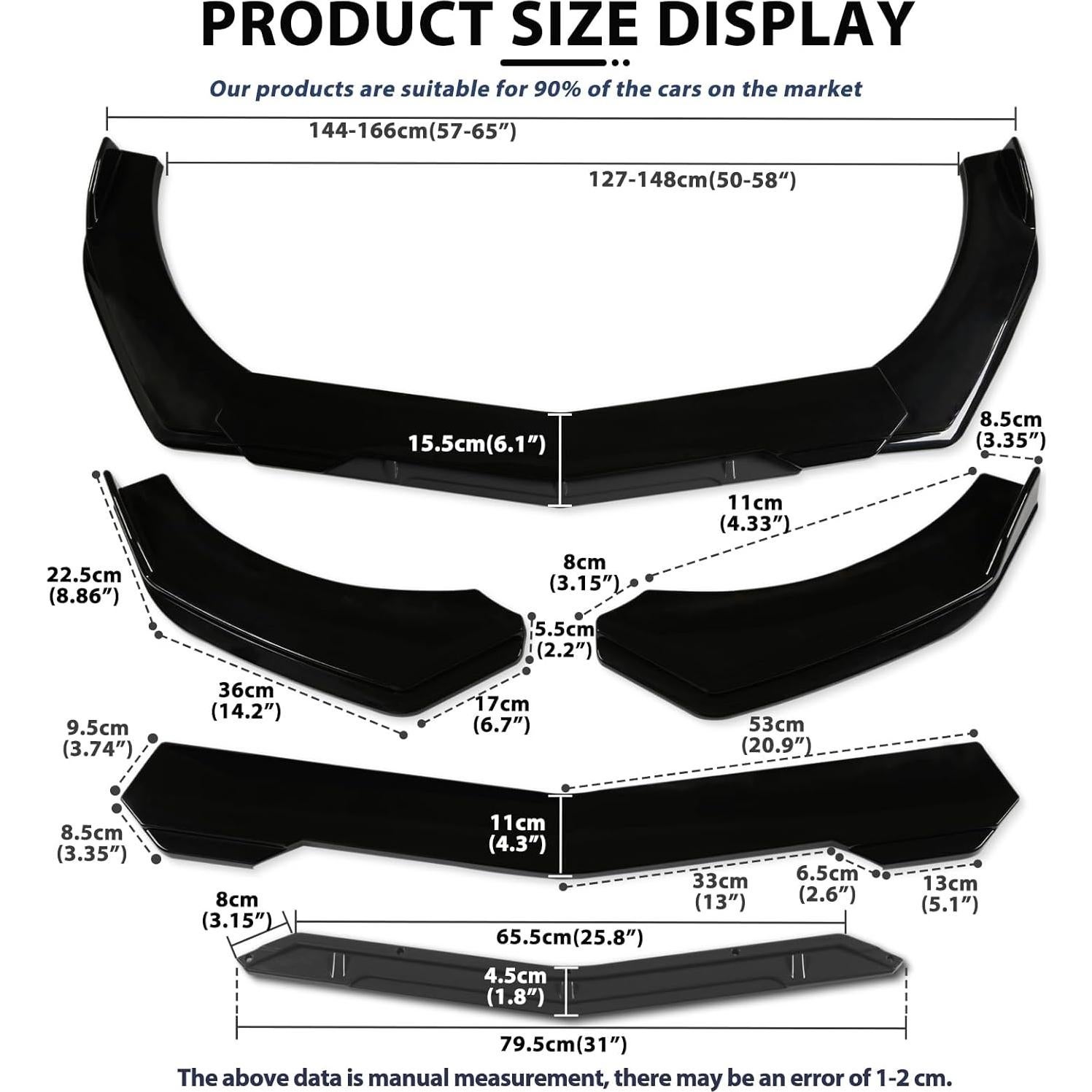 Labio Frontal Universal DEERMOTO con Varillas Divisoras Ajustable