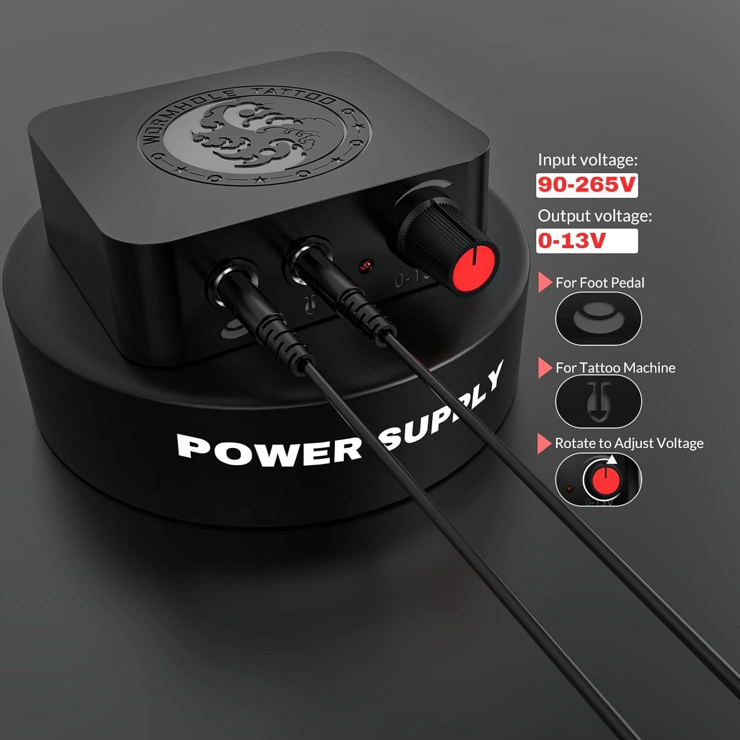 Kit de Tatuaje Wormhole WTK187 con 11 Tintas y 10 Agujas