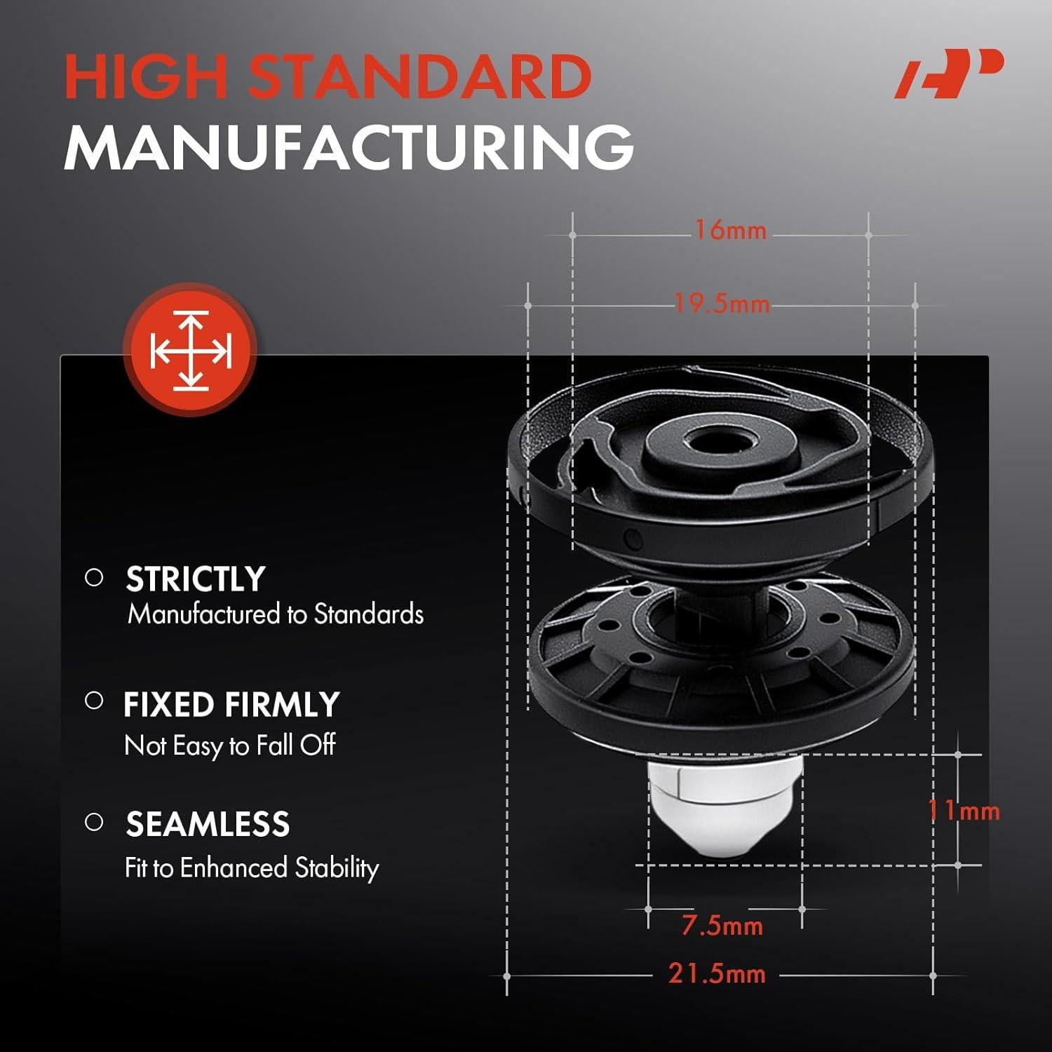 20 Clips Sujetadores A-Premium para Puerta Volkswagen GTI Golf R