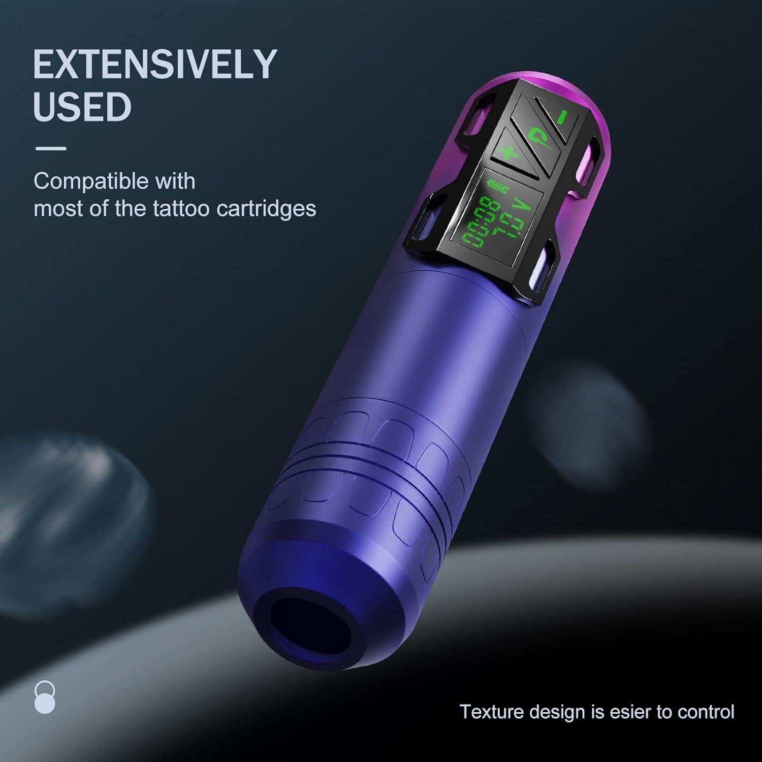 Kit de Tatuaje EZ P2S Inalámbrico con 20 Agujas y 8 Tintas