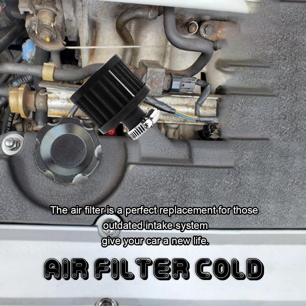 Filtro de Aire de 12mm HAOBO Cónico Universal para Motores