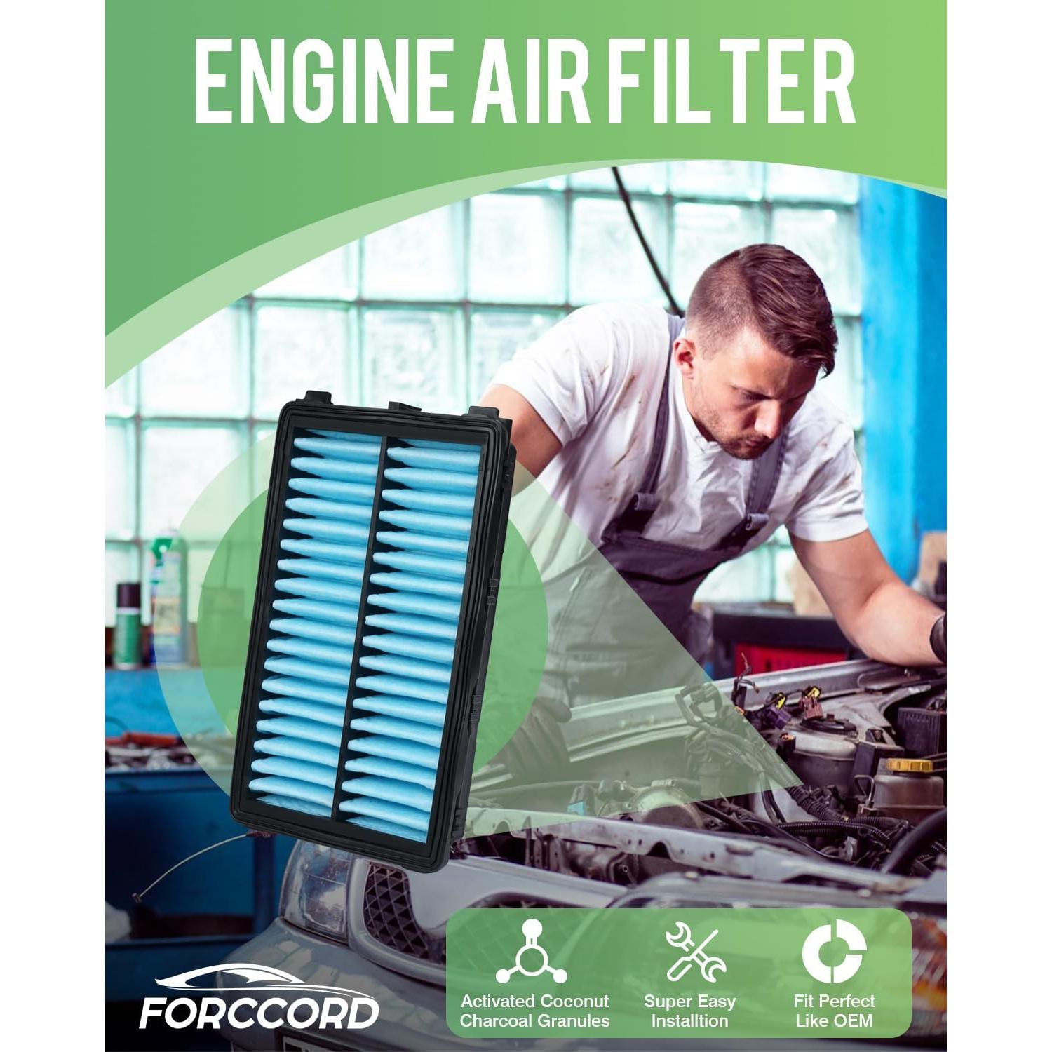 Kit de Filtros de Aire Forccord para Mazda 3, CX-30 y CX-50