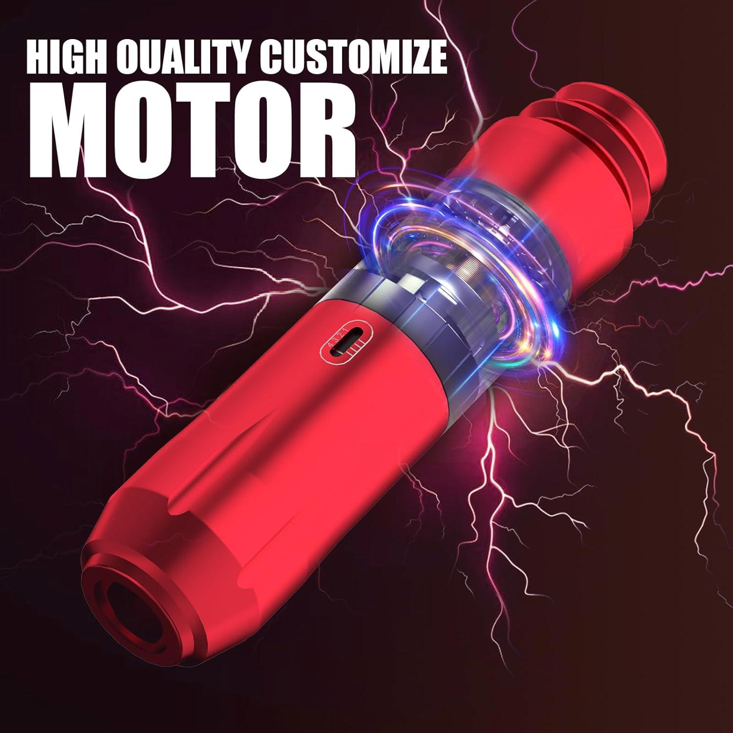 Kit de Tatuaje MOKOHOA para Principiantes - Rojo