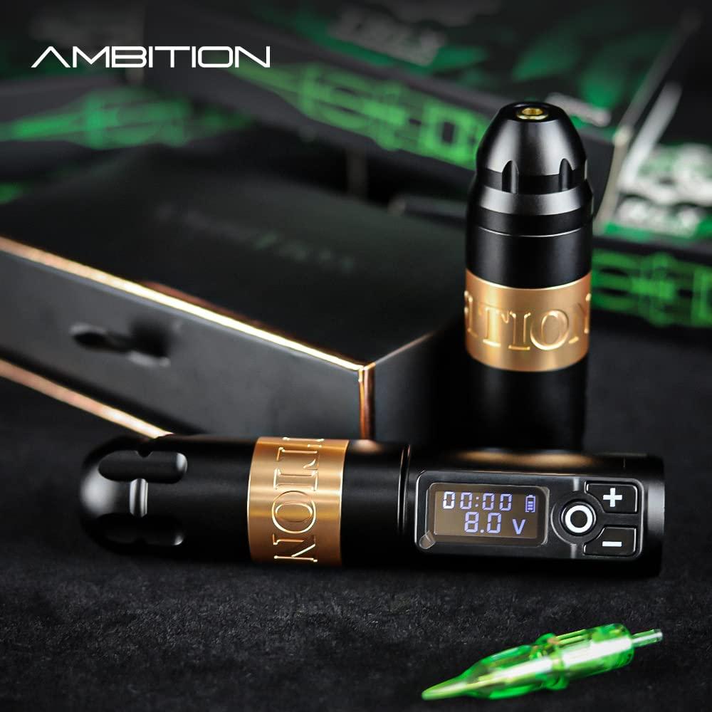 Máquina de Tatuaje Ambition Soldier Batería 2400mAh LED