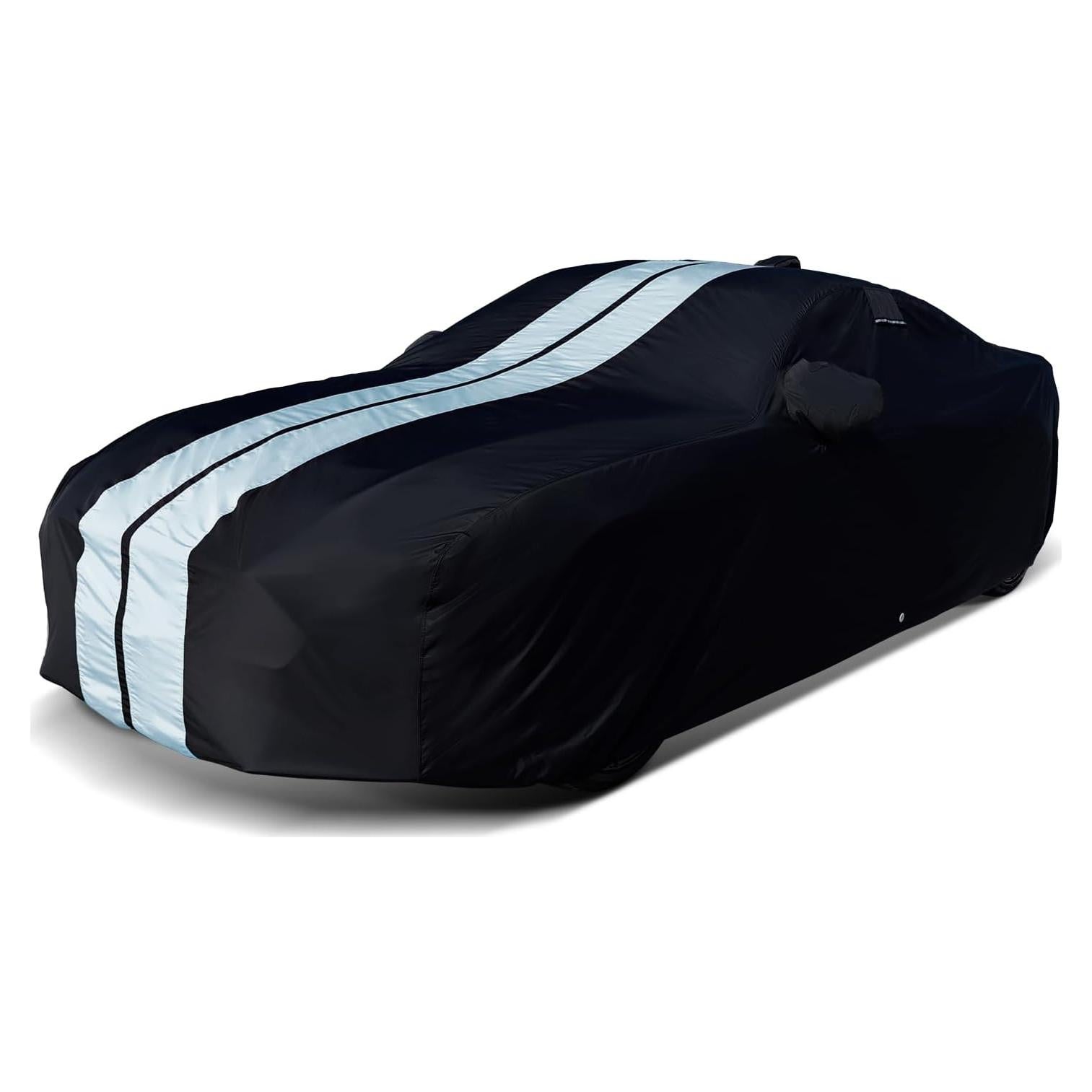 Funda para Auto iCarCover C10 Impermeable Todo Clima Negro/Gris