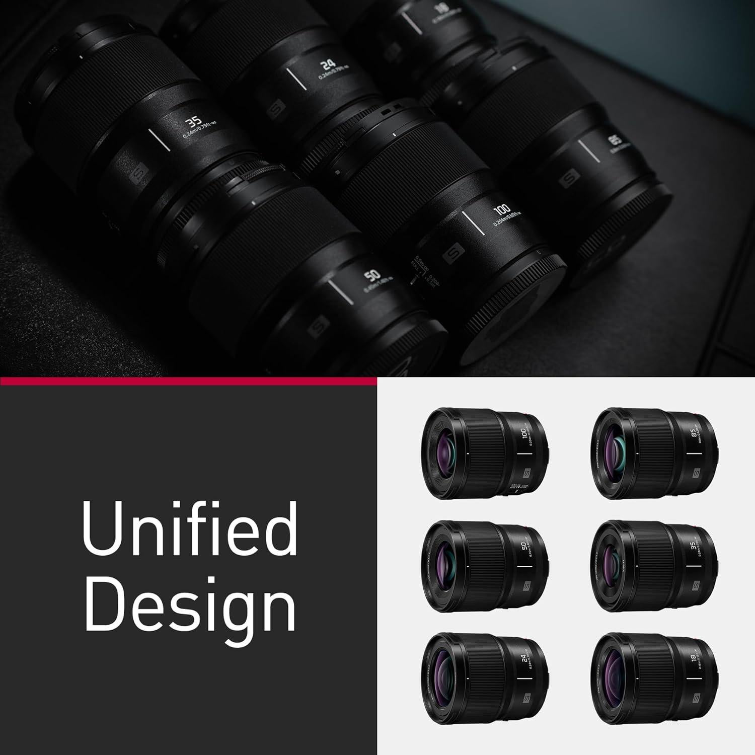 Lente Macro Panasonic LUMIX S-E100J 100mm F2.8 Full Frame