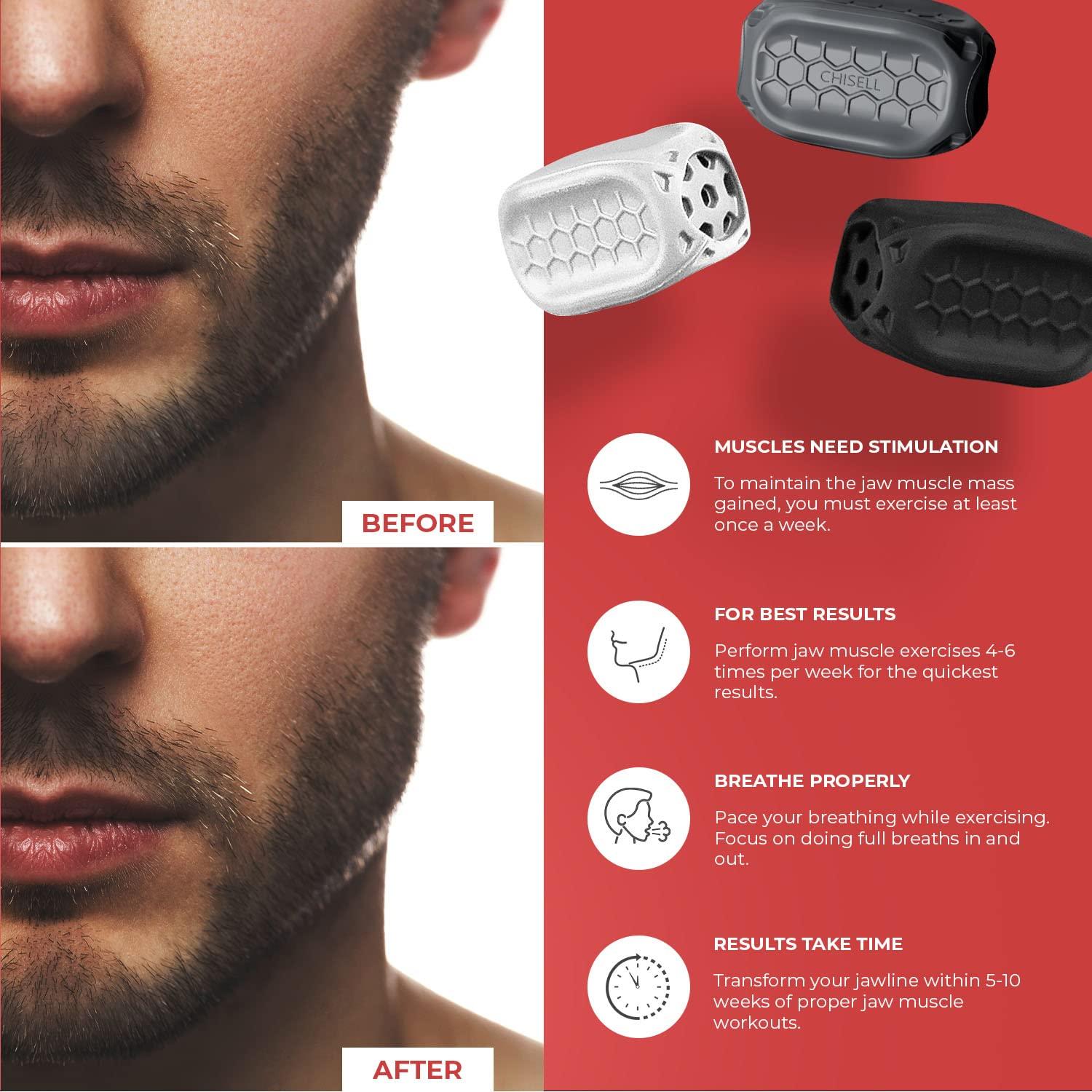 Ejercitador de Mandíbula CHISELL 23x9 cm para Tonificar