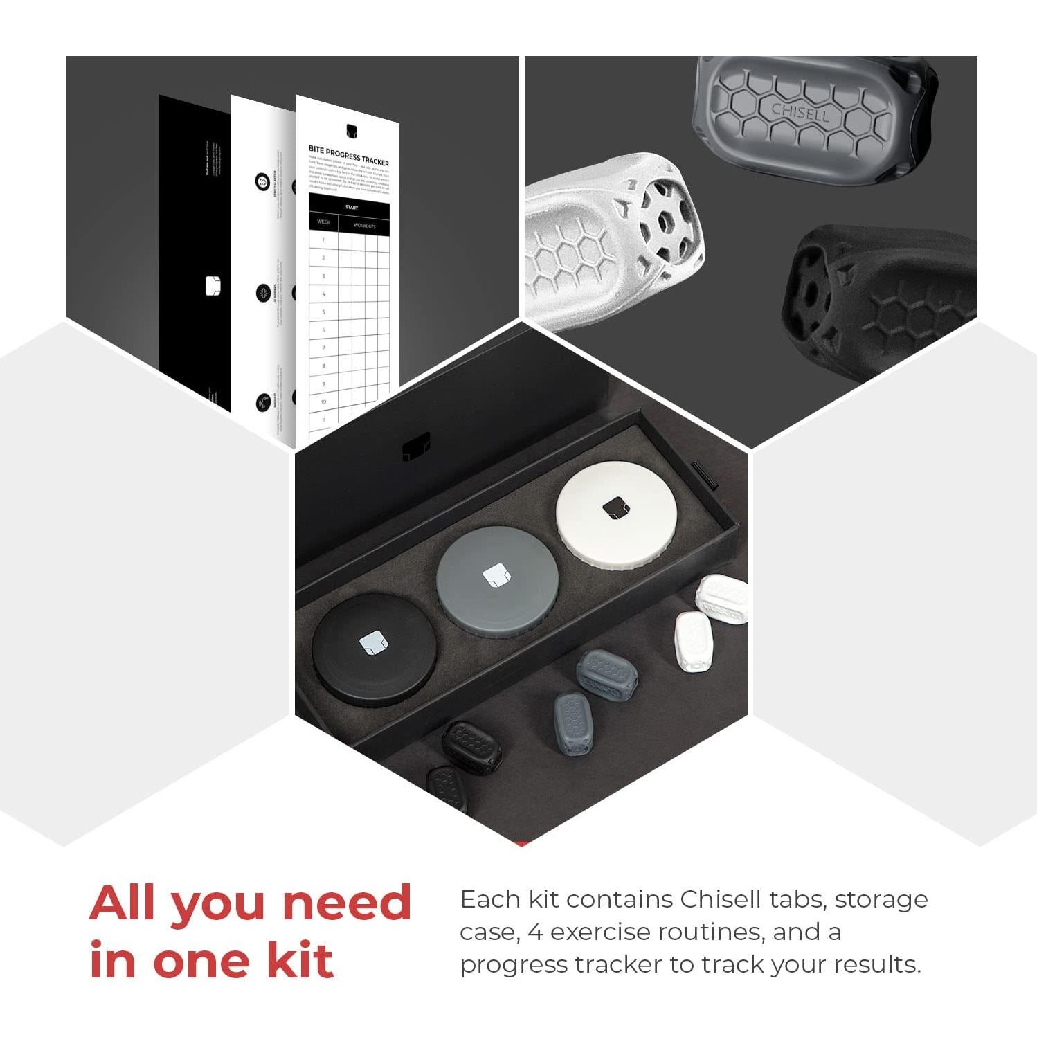 Ejercitador de Mandíbula CHISELL 23x9 cm para Tonificar