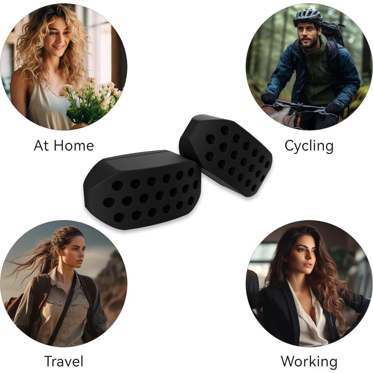 Ejercitador de Mandíbula Juroicessry 6 Piezas Silicona BPA