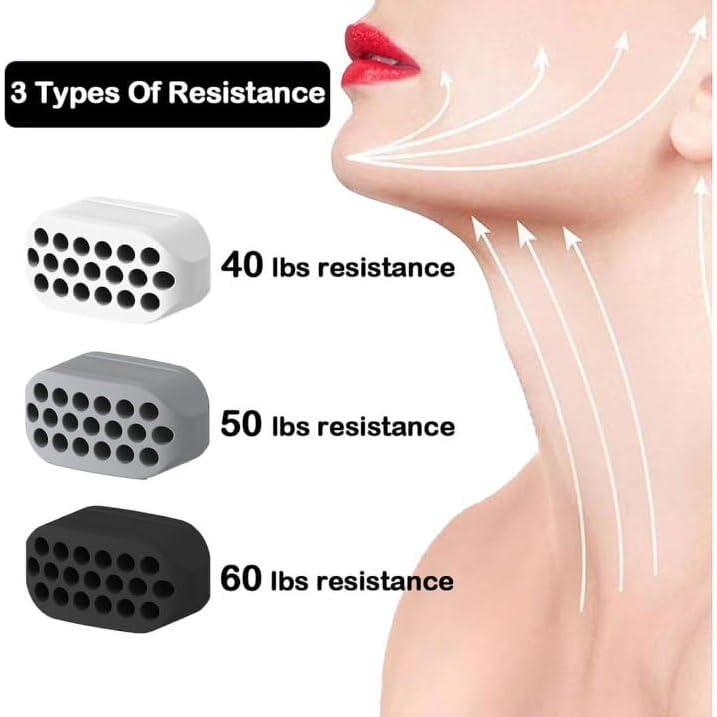 Ejercitador de Mandíbula Juroicessry 6 Piezas Silicona BPA