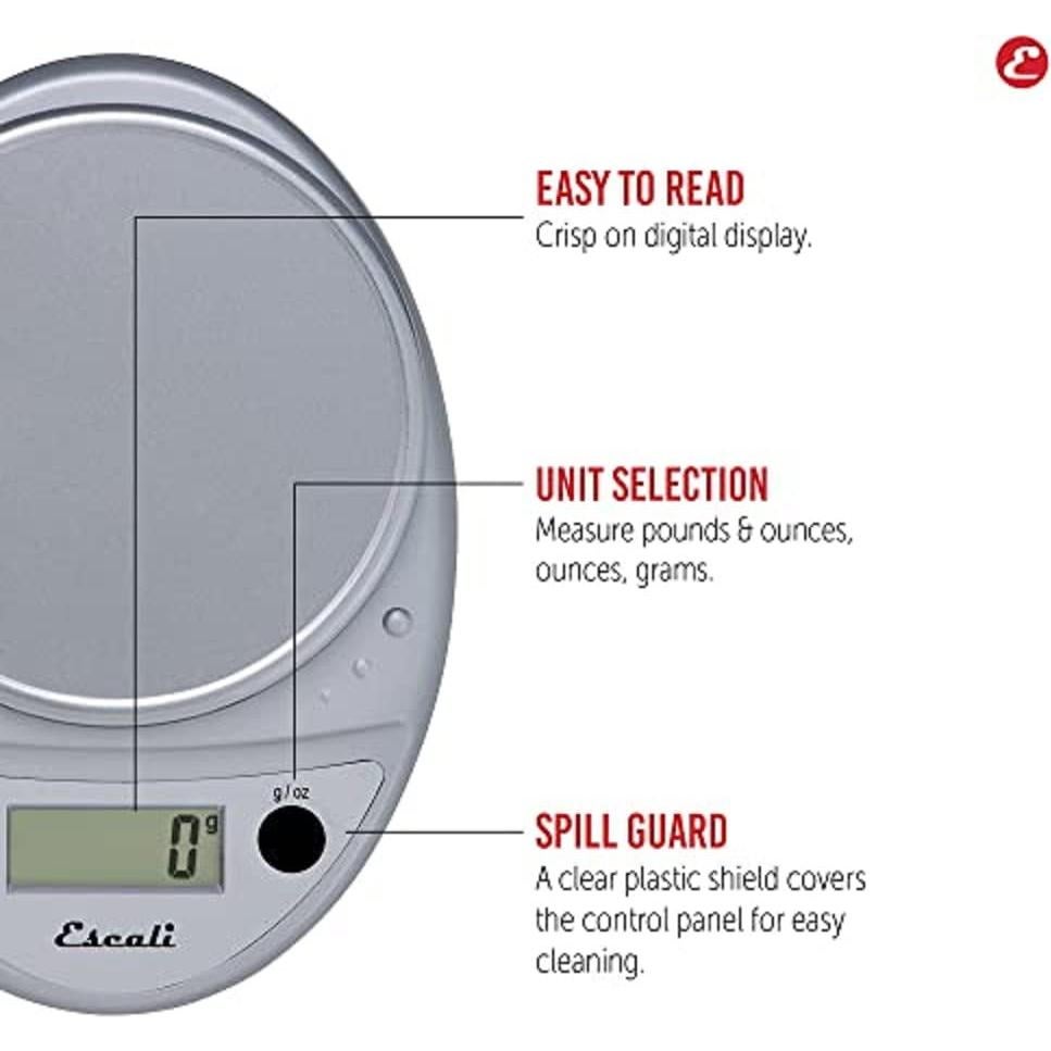 Paquete de Balanzas Digitales Escali P115C y B180SB - Cocina y Baño