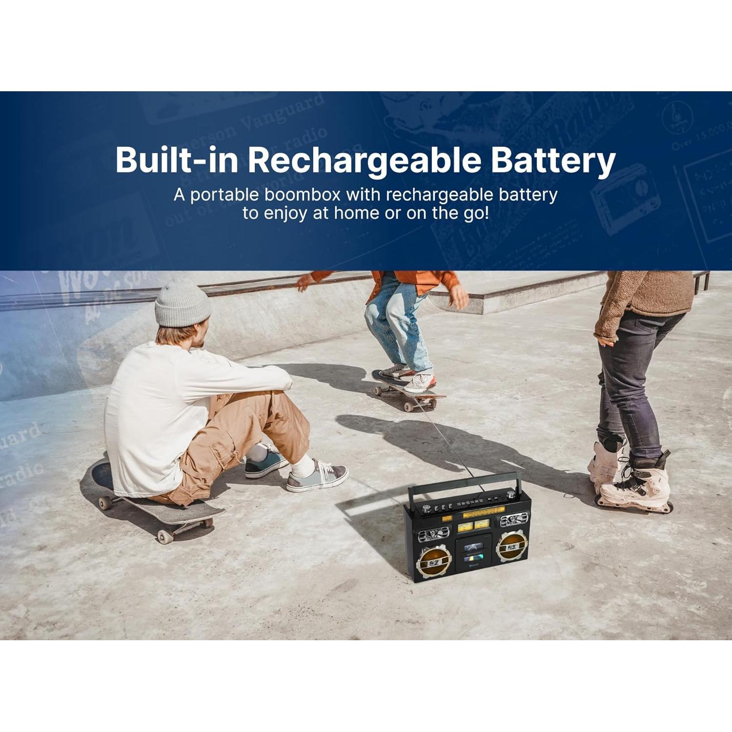 Reproductor de CD Emerson EPB-3004 con Radio y Bluetooth