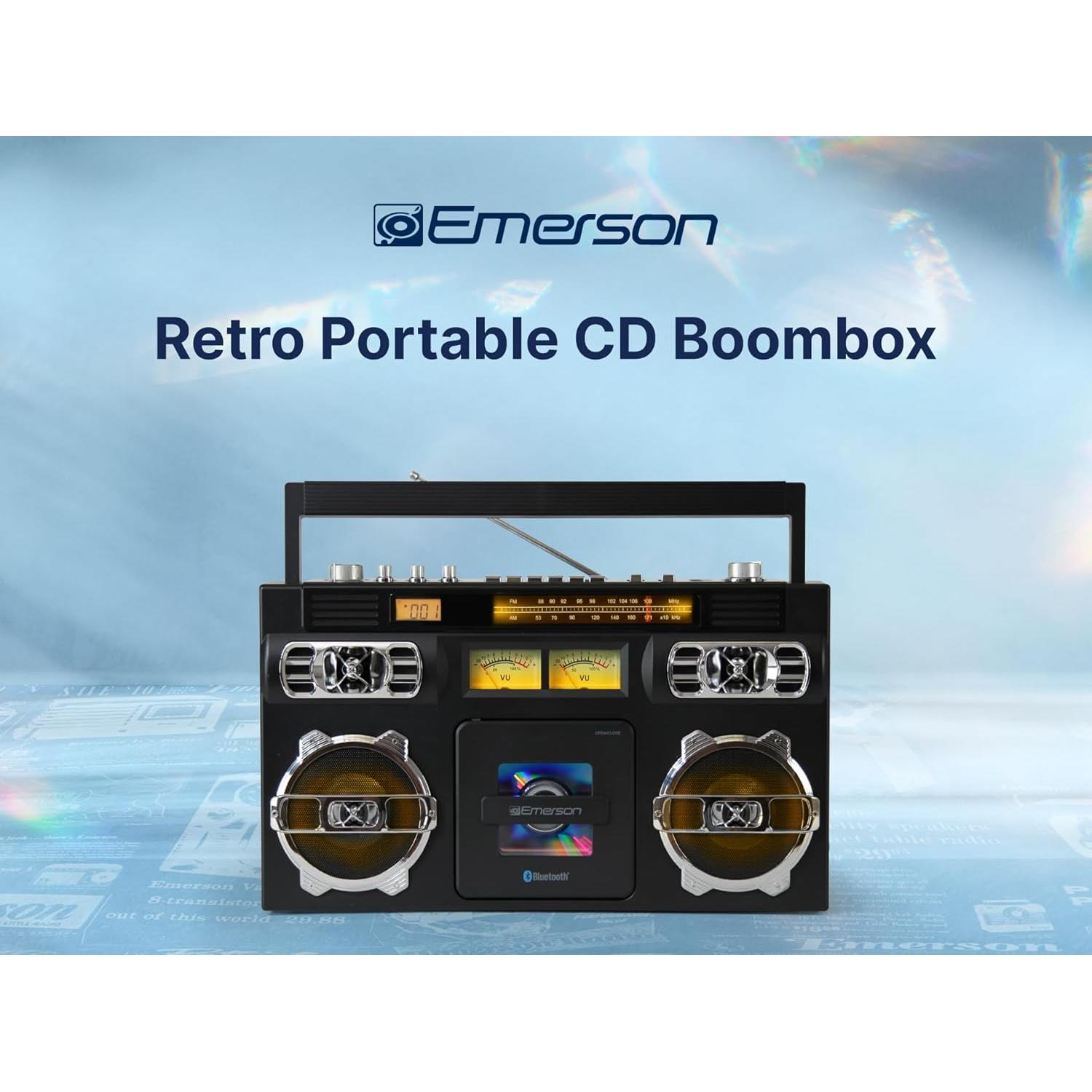 Reproductor de CD Emerson EPB-3004 con Radio y Bluetooth