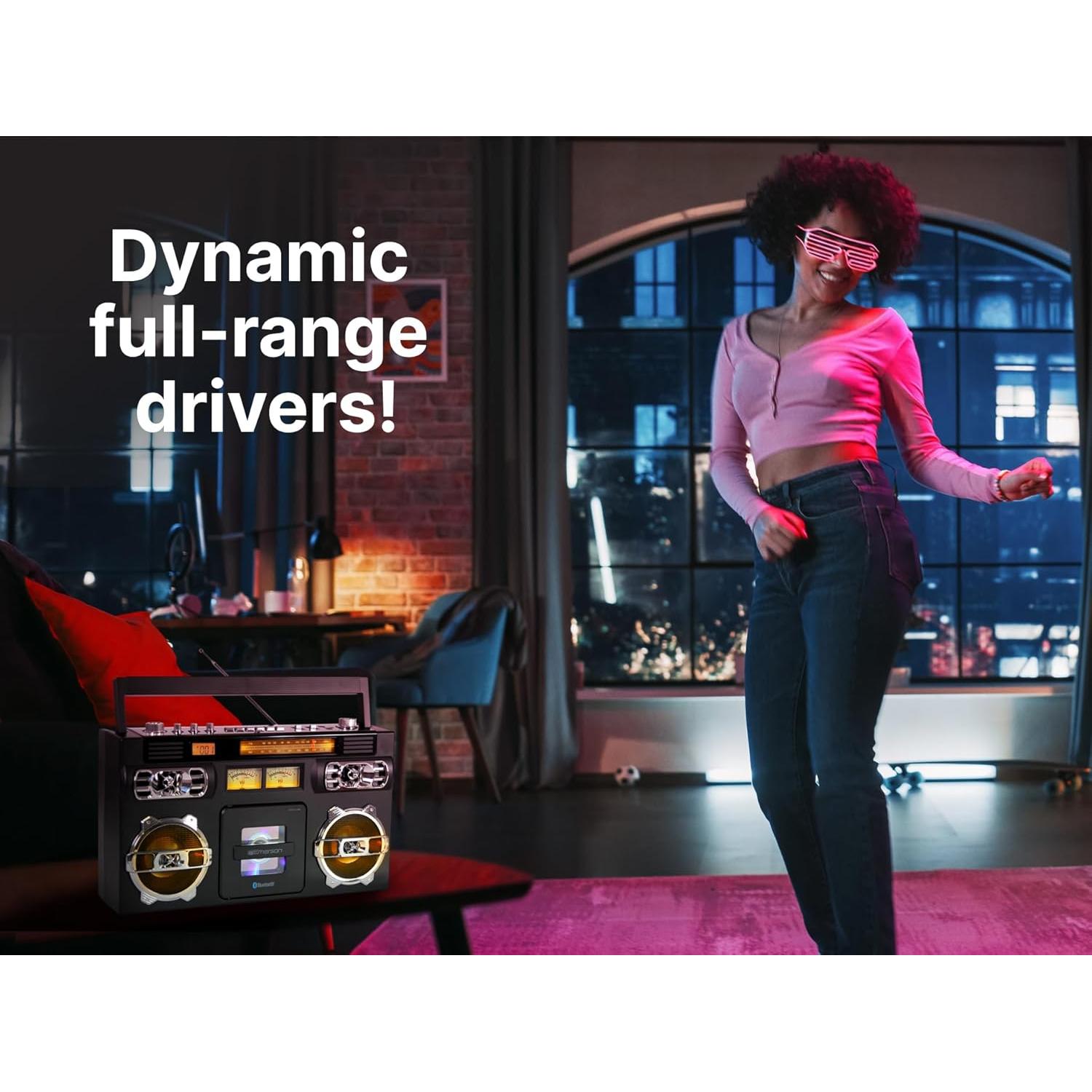 Reproductor de CD Emerson EPB-3004 con Radio y Bluetooth