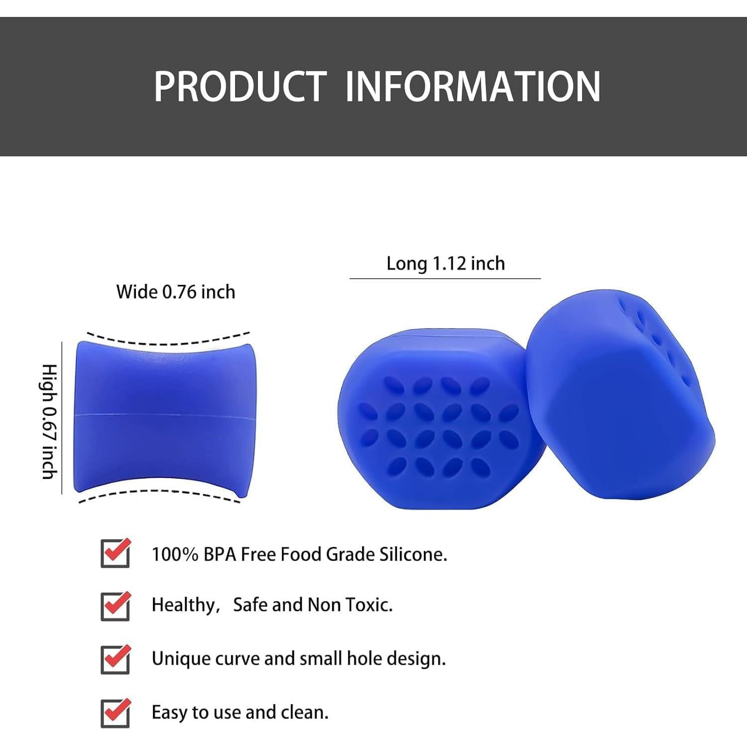 Ejercitador de Mandíbula GULZIIYA YJQ Silicona Azul