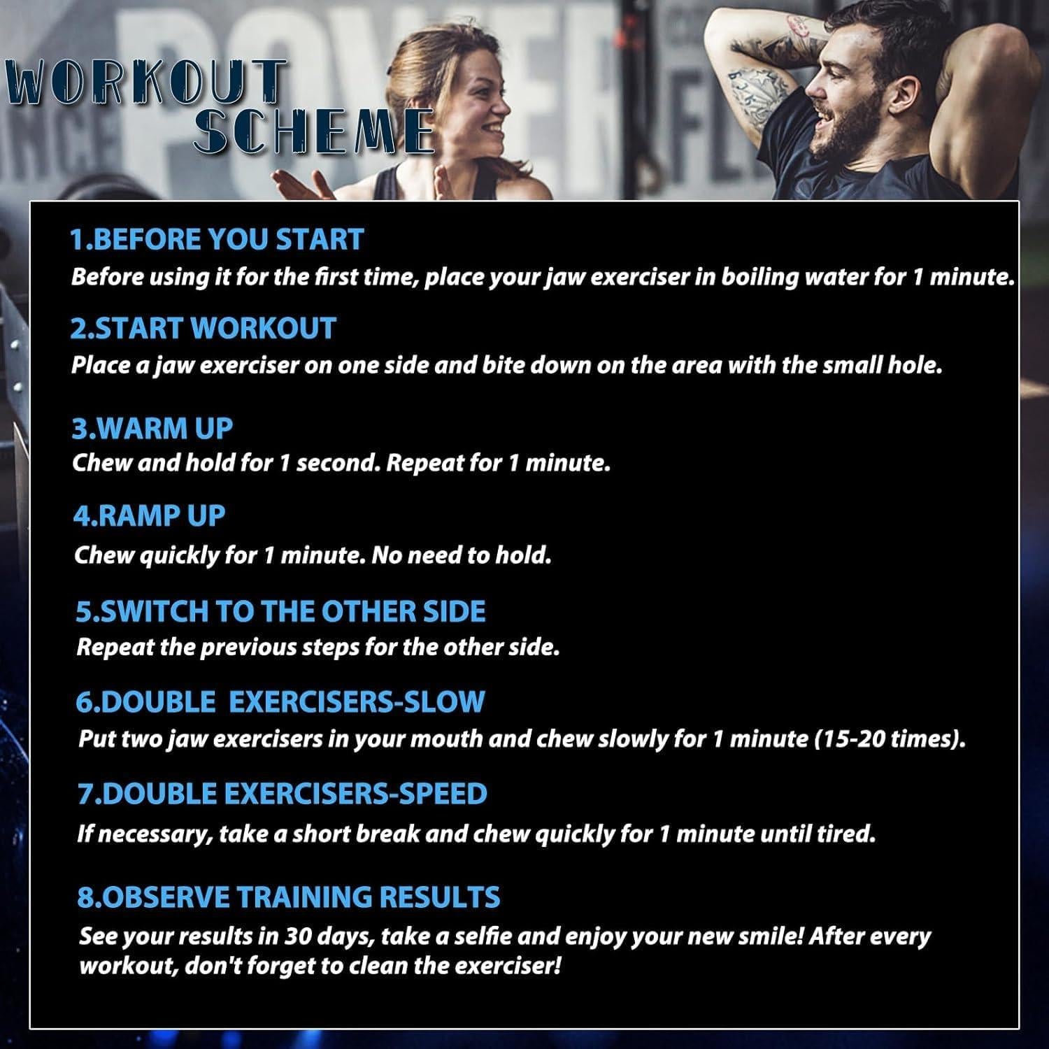 Ejercitador de Mandíbula GULZIIYA YJQ Silicona Azul