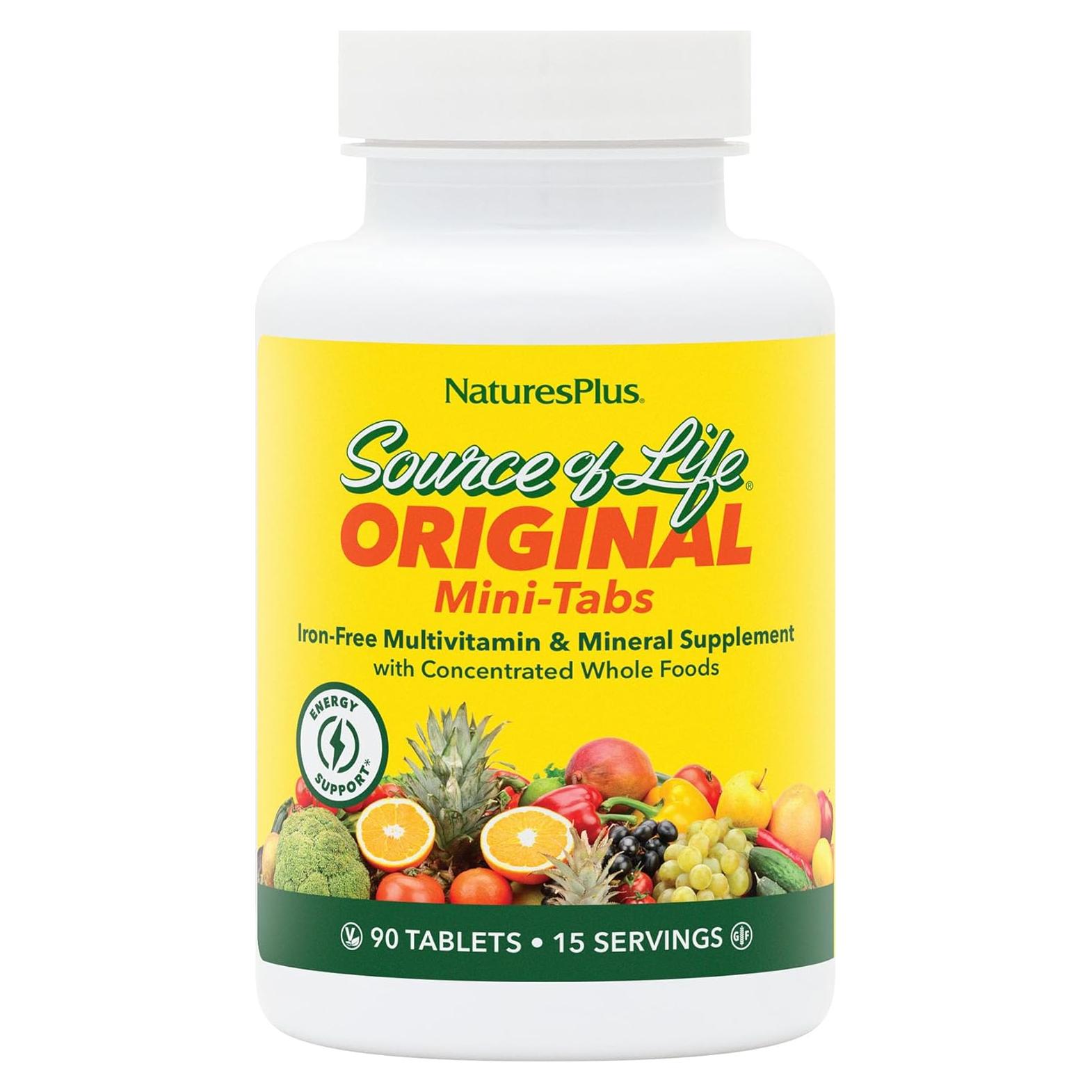 Suplemento Multivitamínico Sin Hierro Nature's Plus 90 Tabletas