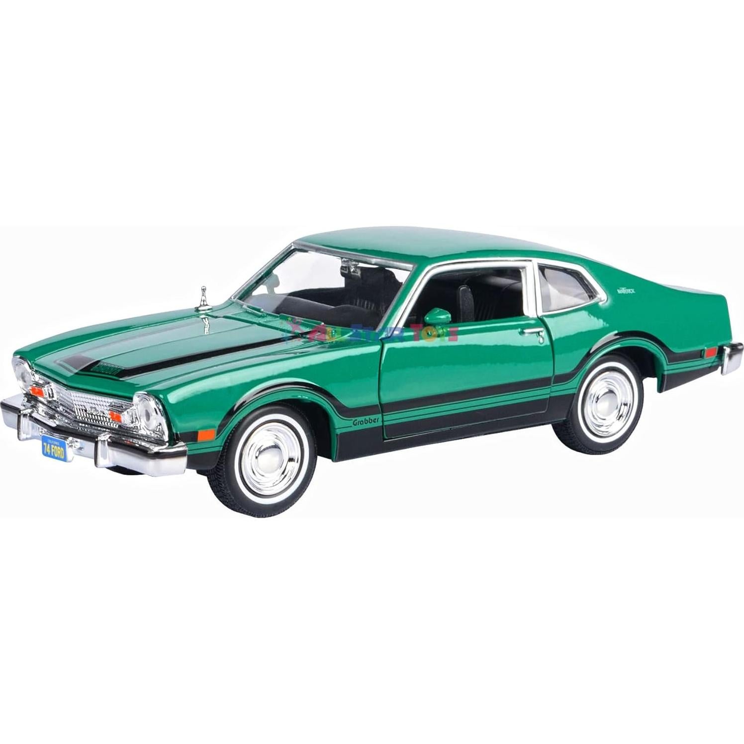 Ford Maverick Grabber 1974 Verde Diecast 1/24 Motormax