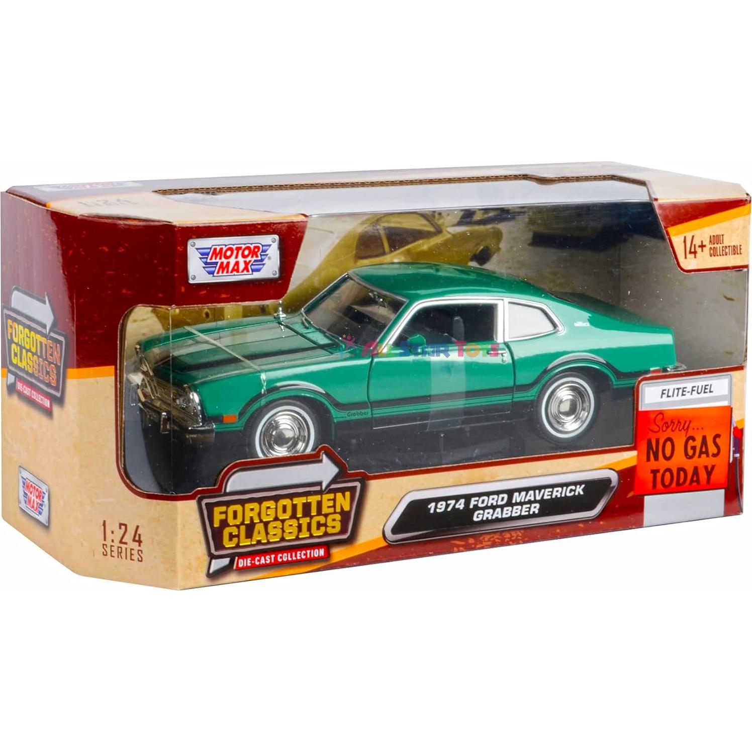 Ford Maverick Grabber 1974 Verde Diecast 1/24 Motormax