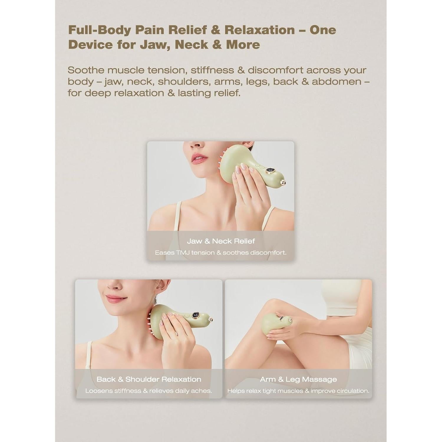 Masajeador Kinbana G09 para Mandíbula y Cuello Calentado