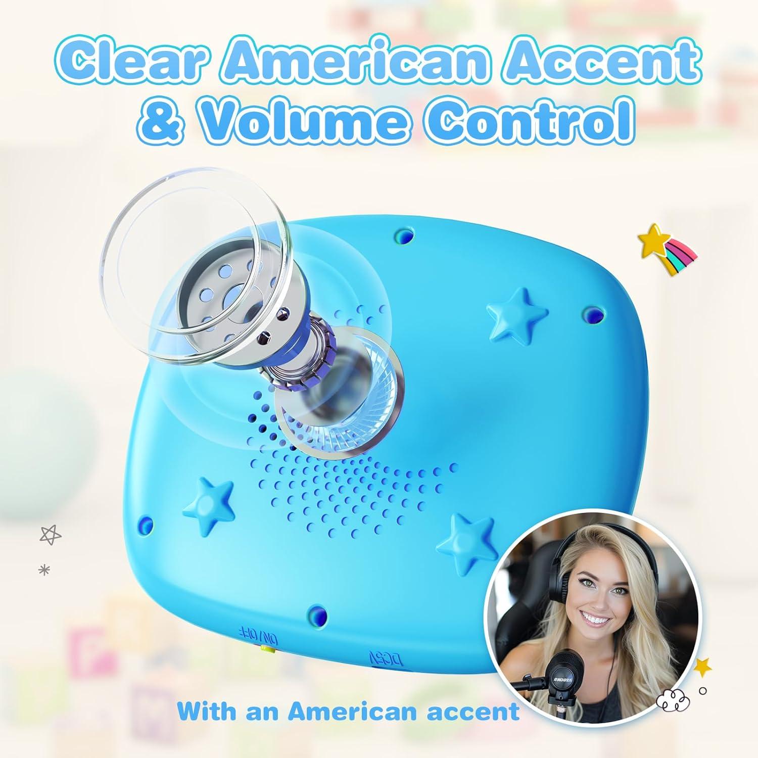 Tarjetas Flash Hablantes HOMESTEC Azul 144 Palabras para Niños